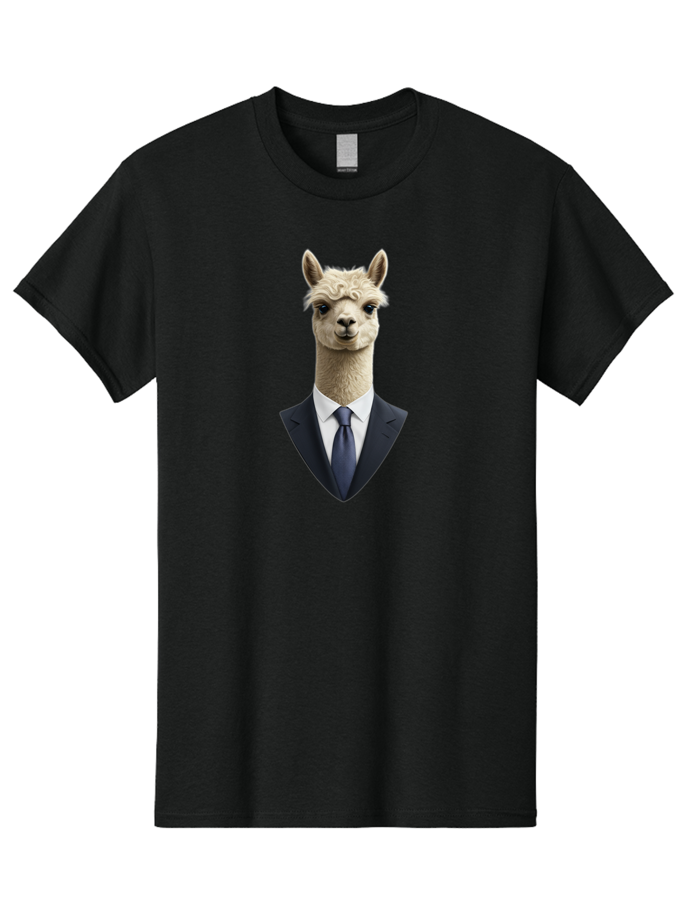 Alpaca-In-Suit Men'S Graphic Tee, 100% Cotton, Comfortable Casual Summer Wear, Machine Washable, Vintage Camera, Old Camera, Antique Camera, Black Camera, Classic Photography, Photography Equipment, Nostalgic Device, Film Camera, Camera Art Bao048