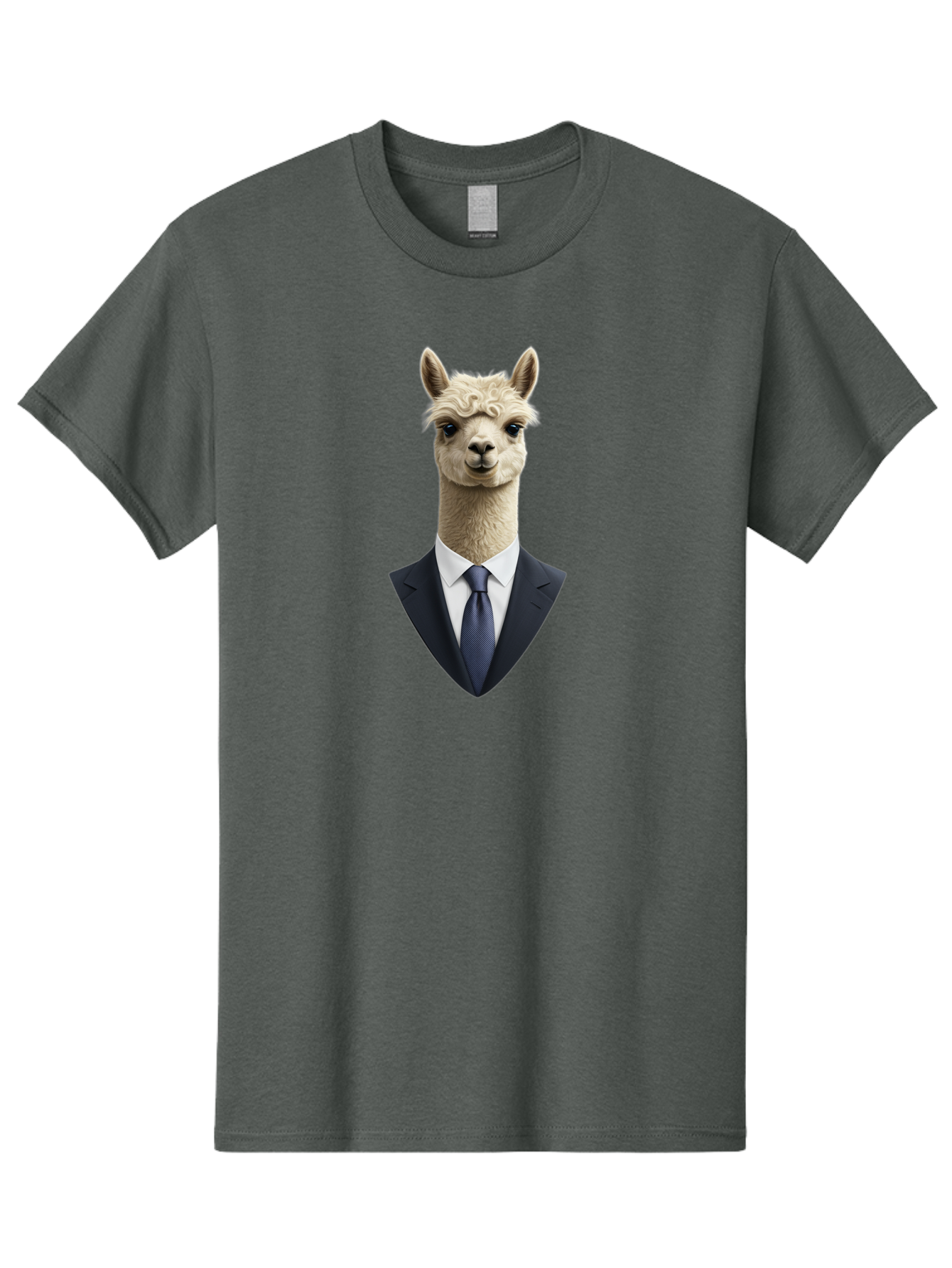 Alpaca-In-Suit Men'S Graphic Tee, 100% Cotton, Comfortable Casual Summer Wear, Machine Washable, Vintage Camera, Old Camera, Antique Camera, Black Camera, Classic Photography, Photography Equipment, Nostalgic Device, Film Camera, Camera Art Bao048