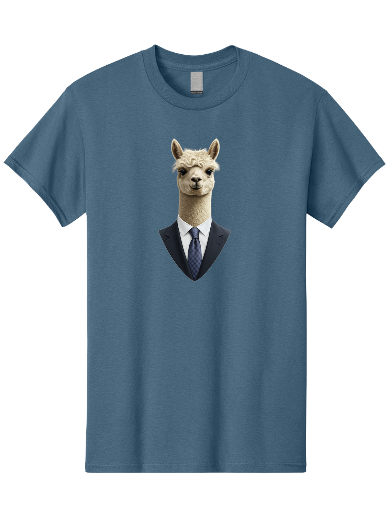Alpaca-In-Suit Men'S Graphic Tee, 100% Cotton, Comfortable Casual Summer Wear, Machine Washable, Vintage Camera, Old Camera, Antique Camera, Black Camera, Classic Photography, Photography Equipment, Nostalgic Device, Film Camera, Camera Art Bao048