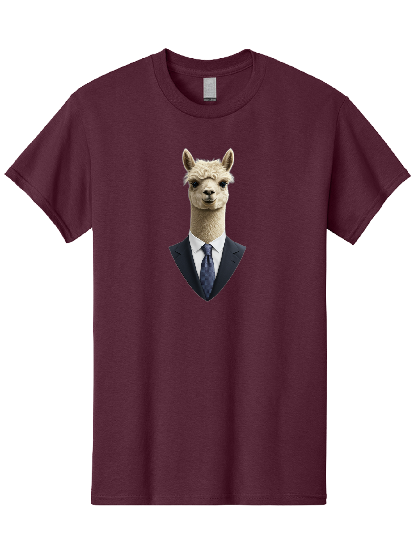 Alpaca-In-Suit Men'S Graphic Tee, 100% Cotton, Comfortable Casual Summer Wear, Machine Washable, Vintage Camera, Old Camera, Antique Camera, Black Camera, Classic Photography, Photography Equipment, Nostalgic Device, Film Camera, Camera Art Bao048