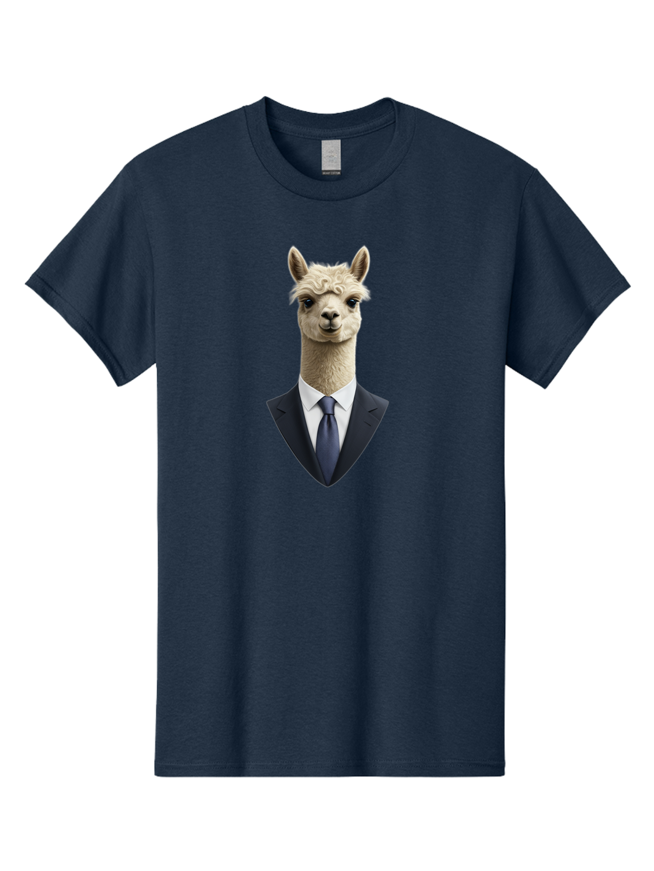 Alpaca-In-Suit Men'S Graphic Tee, 100% Cotton, Comfortable Casual Summer Wear, Machine Washable, Vintage Camera, Old Camera, Antique Camera, Black Camera, Classic Photography, Photography Equipment, Nostalgic Device, Film Camera, Camera Art Bao048