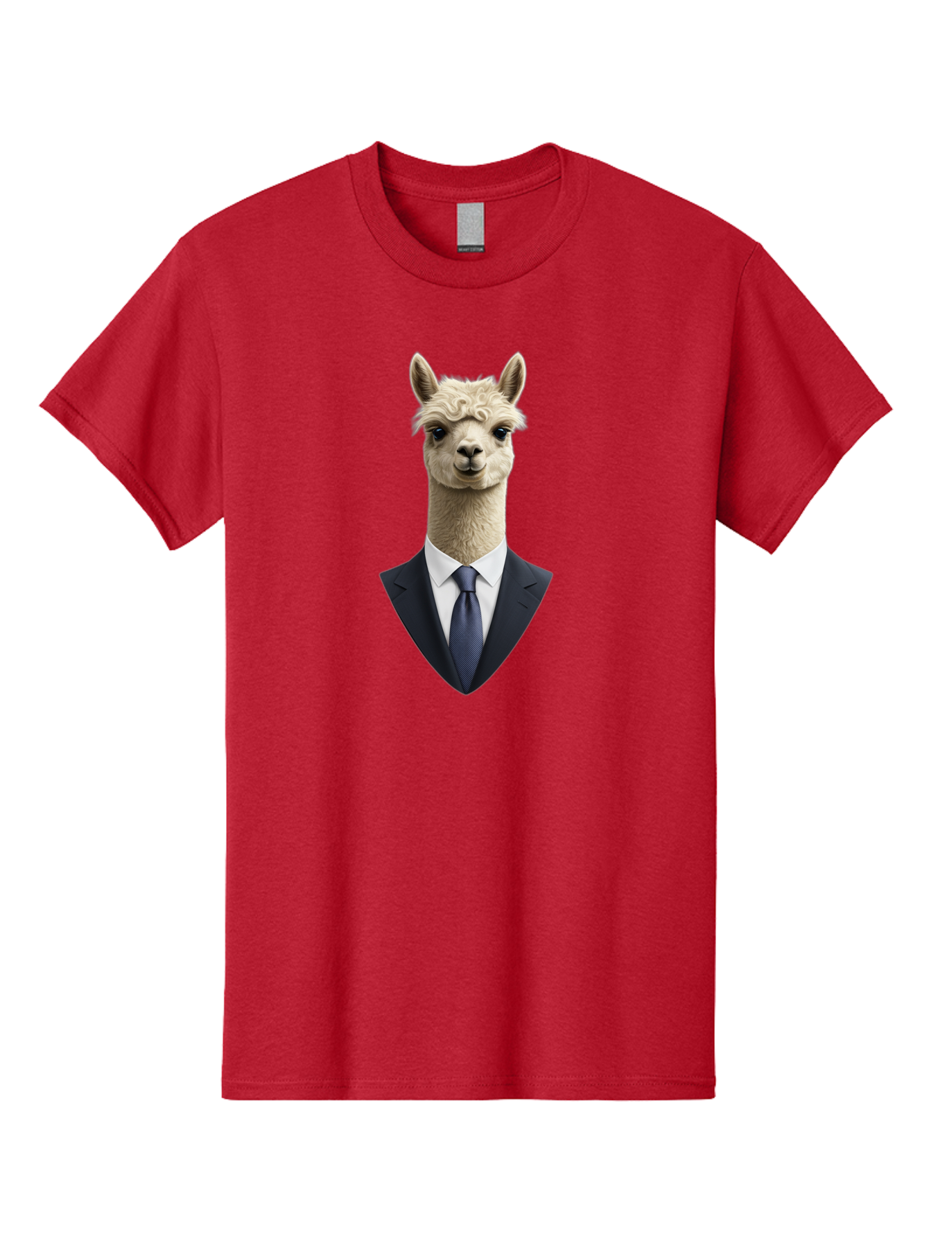 Alpaca-In-Suit Men'S Graphic Tee, 100% Cotton, Comfortable Casual Summer Wear, Machine Washable, Vintage Camera, Old Camera, Antique Camera, Black Camera, Classic Photography, Photography Equipment, Nostalgic Device, Film Camera, Camera Art Bao048