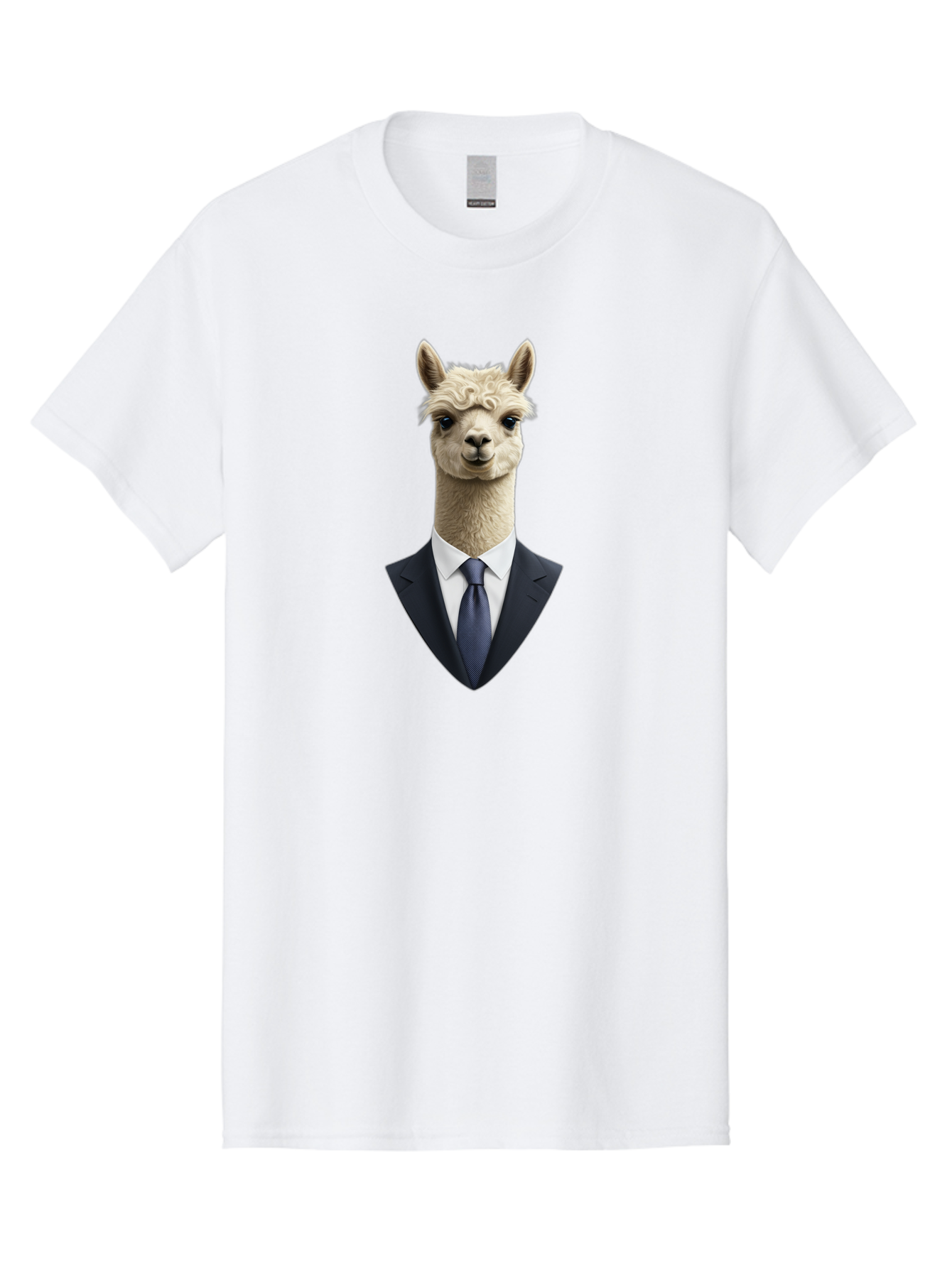 Alpaca-In-Suit Men'S Graphic Tee, 100% Cotton, Comfortable Casual Summer Wear, Machine Washable, Vintage Camera, Old Camera, Antique Camera, Black Camera, Classic Photography, Photography Equipment, Nostalgic Device, Film Camera, Camera Art Bao048