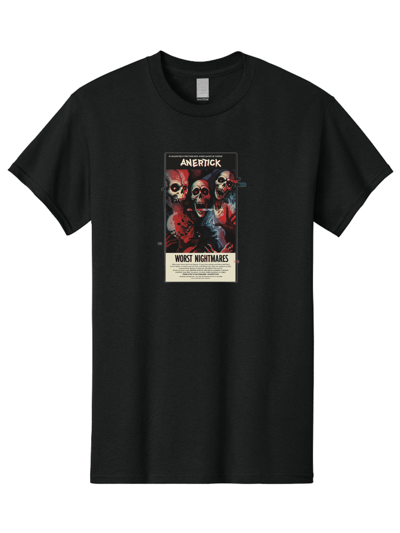 Anertick-Worst-Nightmares Men'S Graphic Tee, 100% Cotton, Comfortable Casual Summer Wear, Machine Washable, Vintage Camera, Old Camera, Antique Camera, Black Camera, Classic Photography, Photography Equipment, Nostalgic Device, Film Camera, Bao050