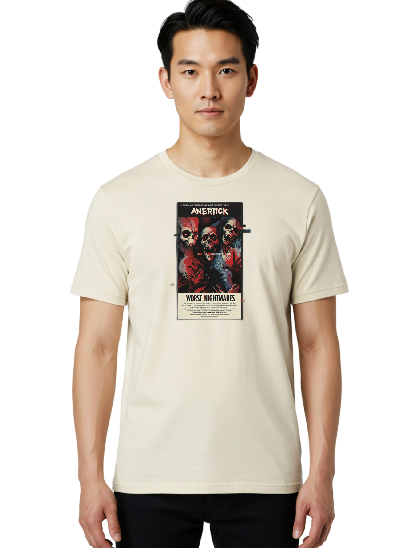 Anertick-Worst-Nightmares Men'S Graphic Tee, 100% Cotton, Comfortable Casual Summer Wear, Machine Washable, Vintage Camera, Old Camera, Antique Camera, Black Camera, Classic Photography, Photography Equipment, Nostalgic Device, Film Camera, Bao050