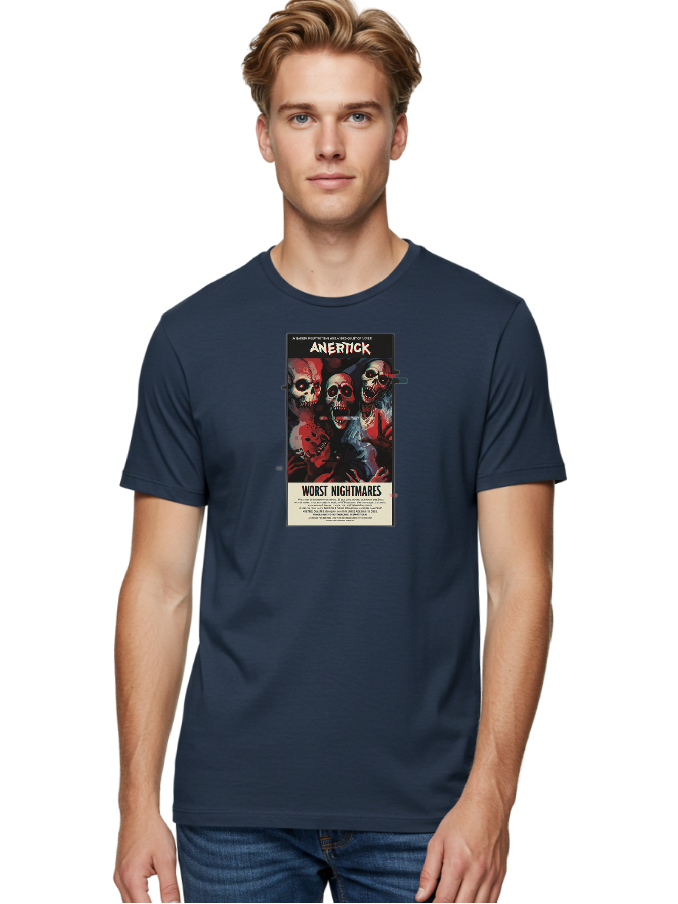 Anertick-Worst-Nightmares Men'S Graphic Tee, 100% Cotton, Comfortable Casual Summer Wear, Machine Washable, Vintage Camera, Old Camera, Antique Camera, Black Camera, Classic Photography, Photography Equipment, Nostalgic Device, Film Camera, Bao050