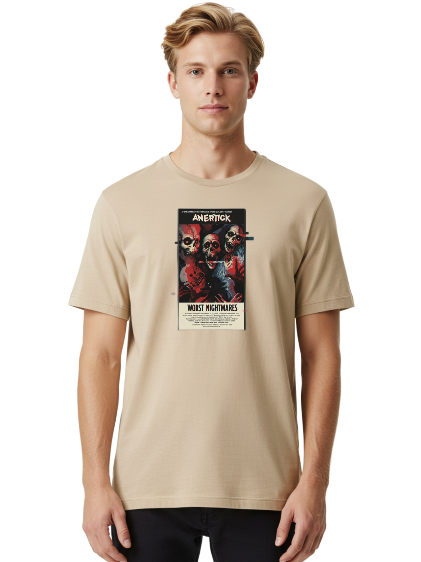 Anertick-Worst-Nightmares Men'S Graphic Tee, 100% Cotton, Comfortable Casual Summer Wear, Machine Washable, Vintage Camera, Old Camera, Antique Camera, Black Camera, Classic Photography, Photography Equipment, Nostalgic Device, Film Camera, Bao050