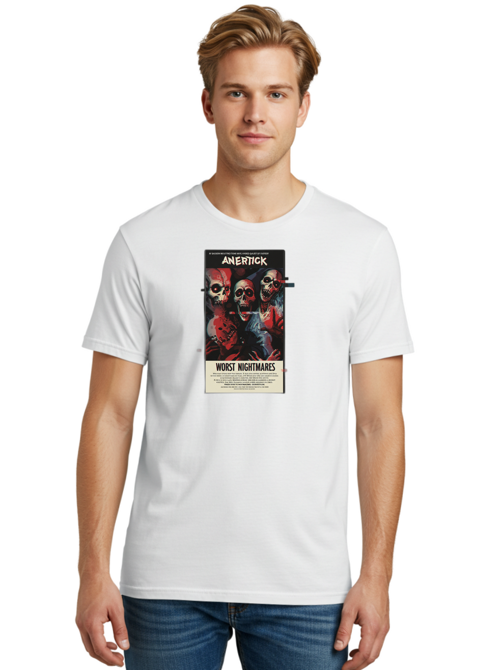 Anertick-Worst-Nightmares Men'S Graphic Tee, 100% Cotton, Comfortable Casual Summer Wear, Machine Washable, Vintage Camera, Old Camera, Antique Camera, Black Camera, Classic Photography, Photography Equipment, Nostalgic Device, Film Camera, Bao050