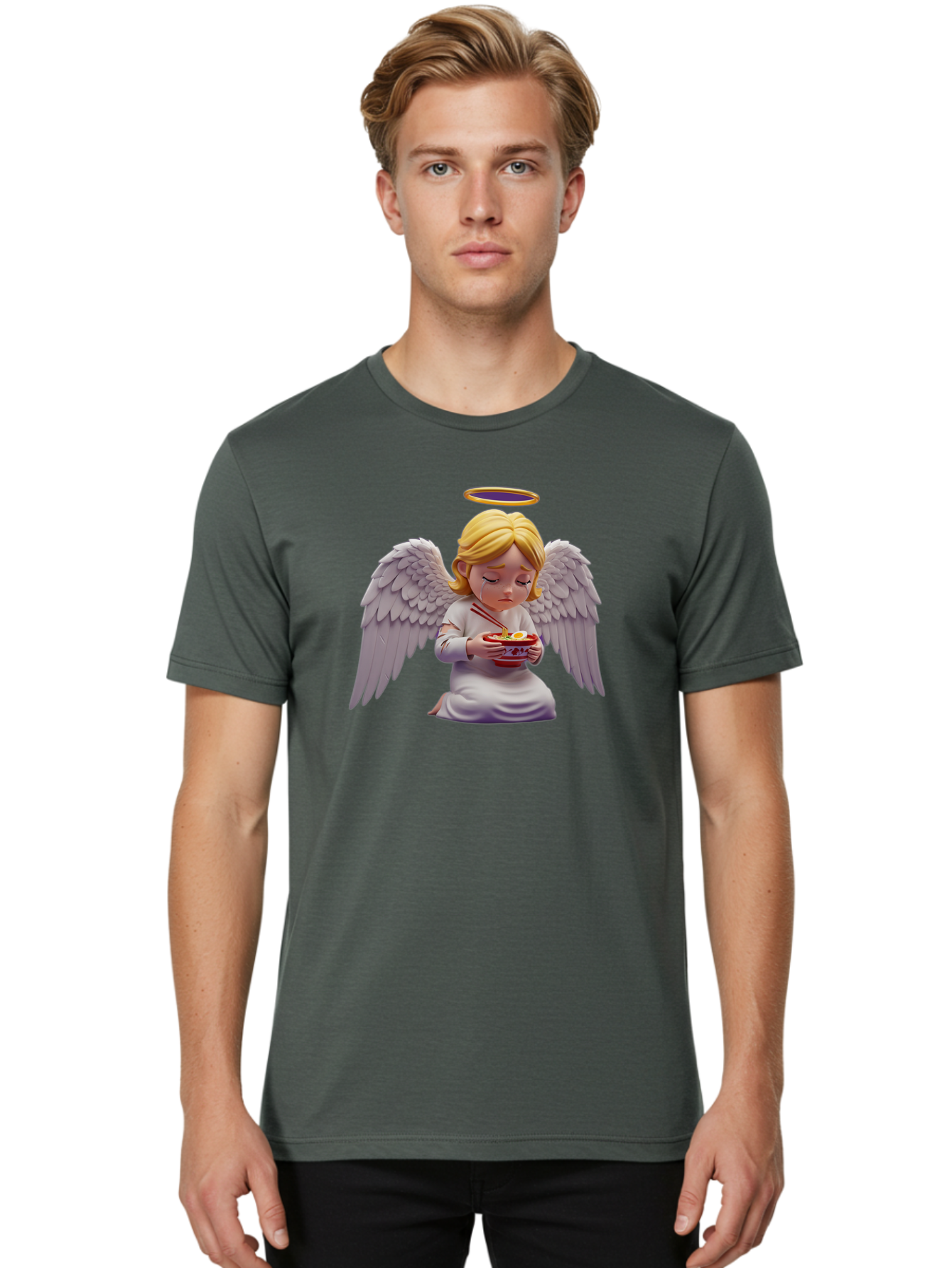 Angel-Eating-Noodle Men'S Graphic Tee, 100% Cotton, Comfortable Casual Summer Wear, Machine Washable, Vintage Camera, Old Camera, Antique Camera, Black Camera, Classic Photography, Photography Equipment, Nostalgic Device, Film Camera, Bao051