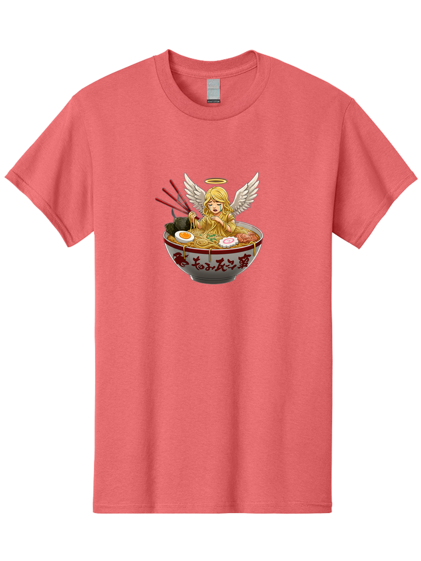 Angel-Eating-Ramen-1 Men'S Graphic Tee, 100% Cotton, Comfortable Casual Summer Wear, Machine Washable, Vintage Camera, Old Camera, Antique Camera, Black Camera, Classic Photography, Photography Equipment, Nostalgic Device, Film Camera, Bao052
