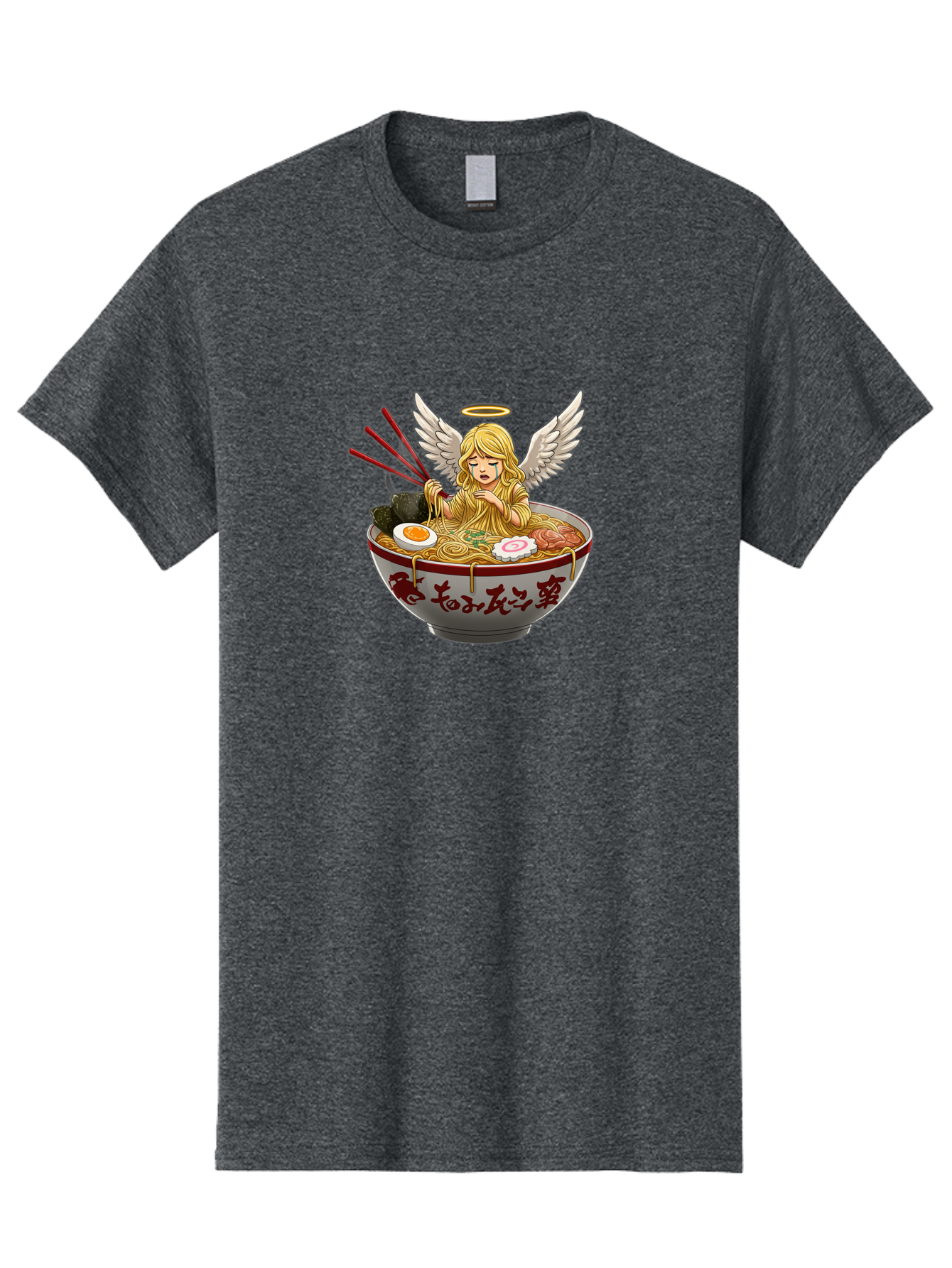 Angel-Eating-Ramen-1 Men'S Graphic Tee, 100% Cotton, Comfortable Casual Summer Wear, Machine Washable, Vintage Camera, Old Camera, Antique Camera, Black Camera, Classic Photography, Photography Equipment, Nostalgic Device, Film Camera, Bao052