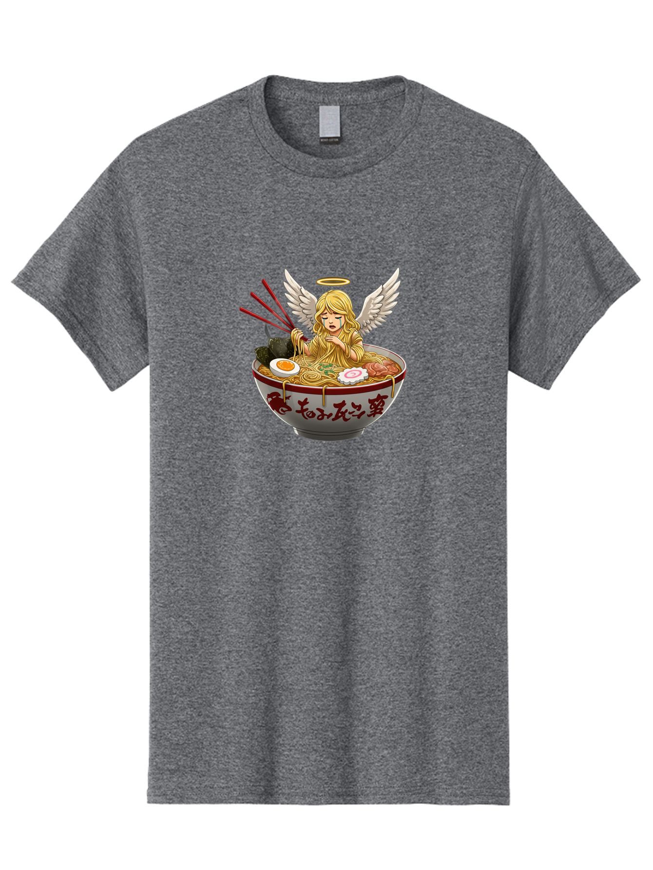 Angel-Eating-Ramen-1 Men'S Graphic Tee, 100% Cotton, Comfortable Casual Summer Wear, Machine Washable, Vintage Camera, Old Camera, Antique Camera, Black Camera, Classic Photography, Photography Equipment, Nostalgic Device, Film Camera, Bao052