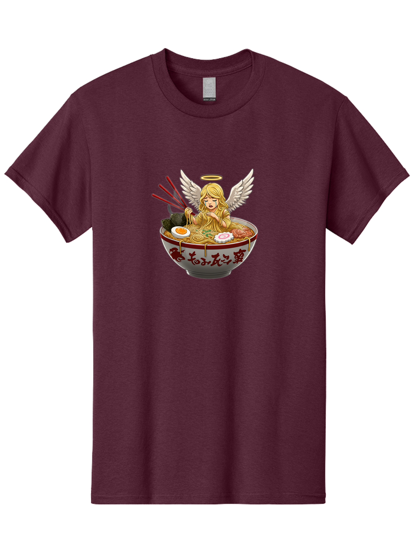 Angel-Eating-Ramen-1 Men'S Graphic Tee, 100% Cotton, Comfortable Casual Summer Wear, Machine Washable, Vintage Camera, Old Camera, Antique Camera, Black Camera, Classic Photography, Photography Equipment, Nostalgic Device, Film Camera, Bao052