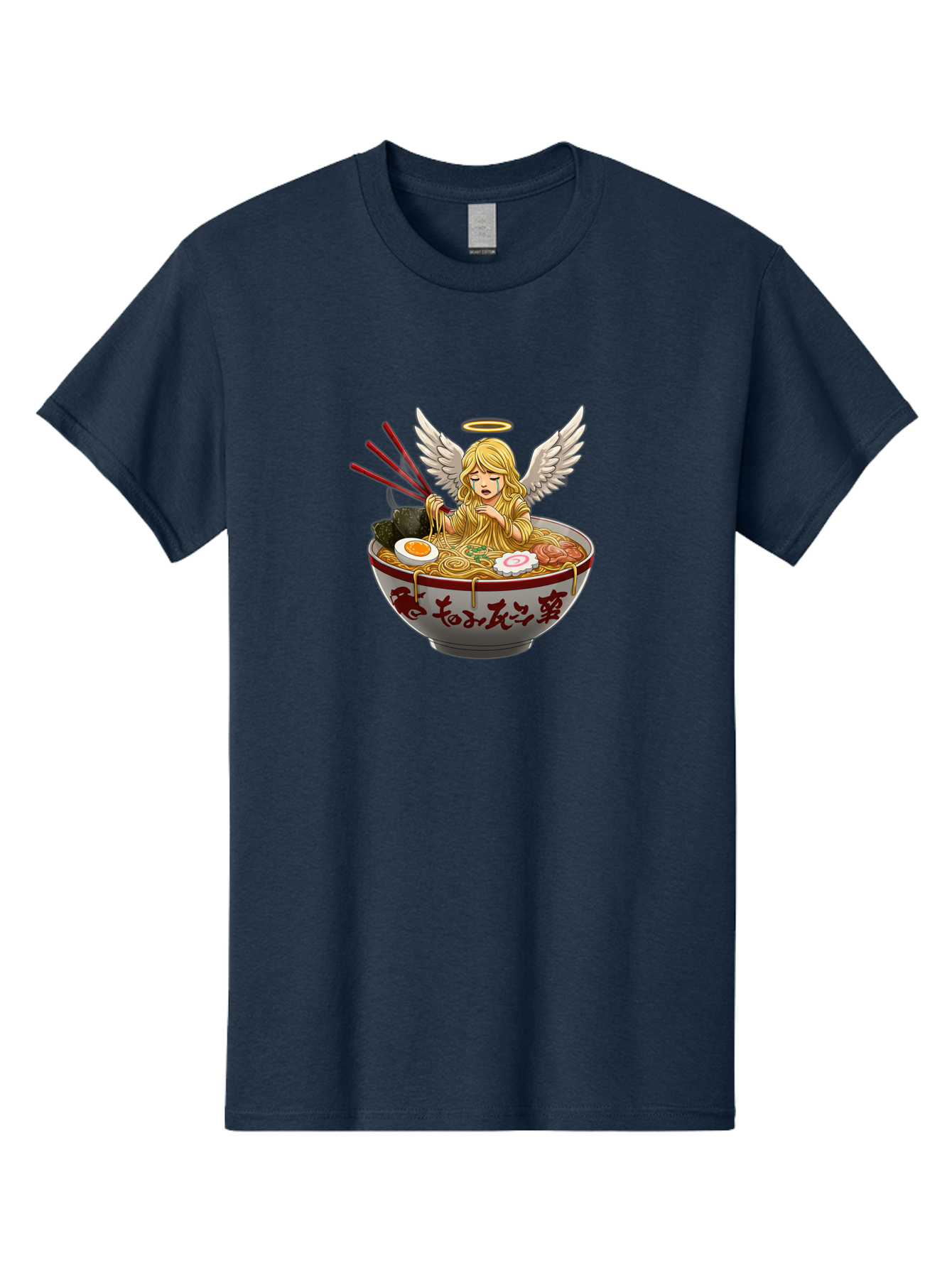 Angel-Eating-Ramen-1 Men'S Graphic Tee, 100% Cotton, Comfortable Casual Summer Wear, Machine Washable, Vintage Camera, Old Camera, Antique Camera, Black Camera, Classic Photography, Photography Equipment, Nostalgic Device, Film Camera, Bao052