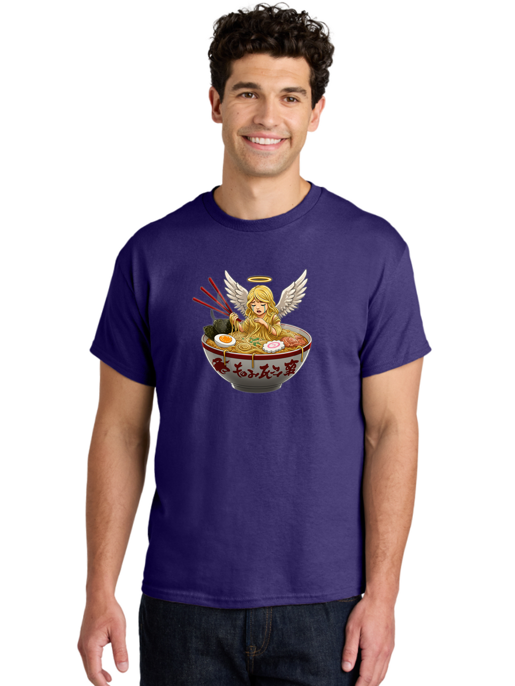 Angel-Eating-Ramen-1 Men'S Graphic Tee, 100% Cotton, Comfortable Casual Summer Wear, Machine Washable, Vintage Camera, Old Camera, Antique Camera, Black Camera, Classic Photography, Photography Equipment, Nostalgic Device, Film Camera, Bao052