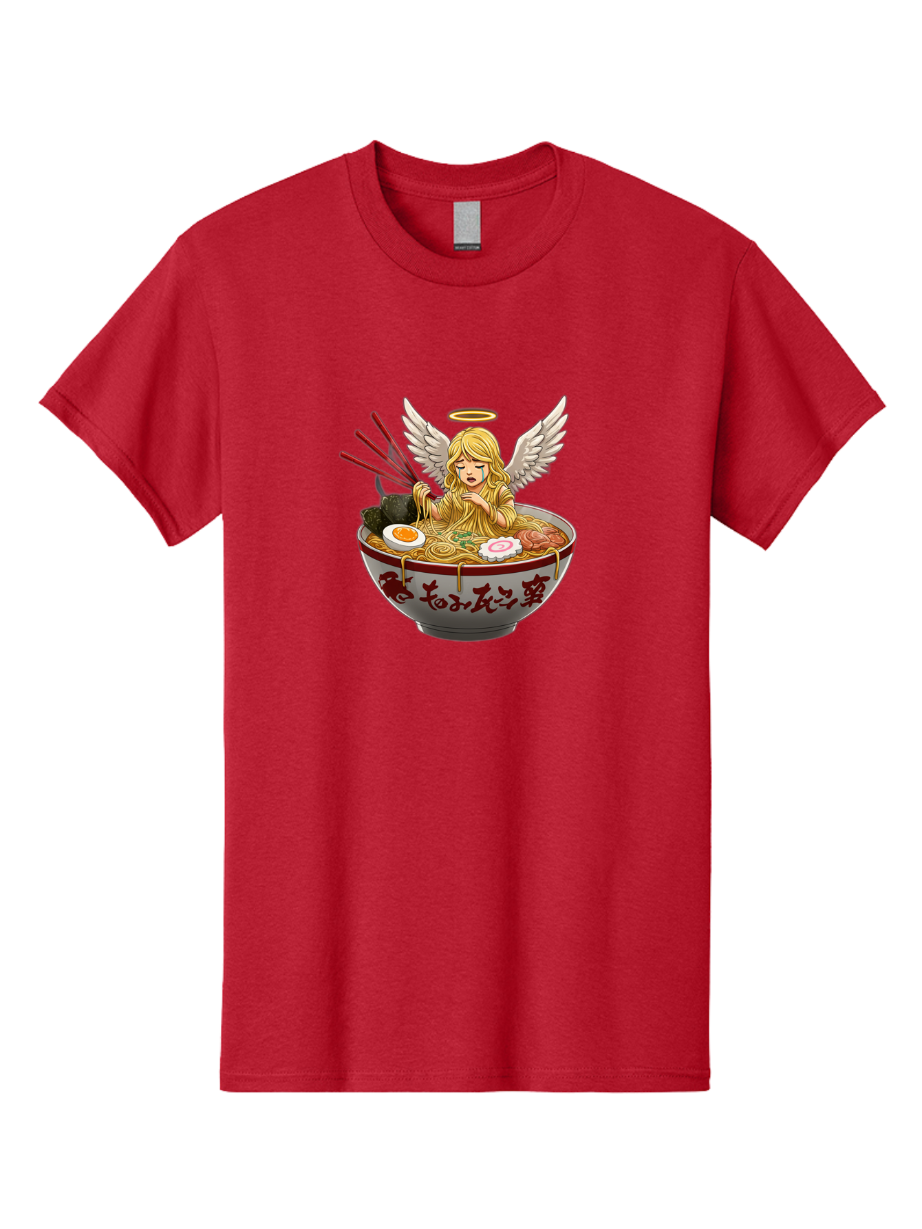 Angel-Eating-Ramen-1 Men'S Graphic Tee, 100% Cotton, Comfortable Casual Summer Wear, Machine Washable, Vintage Camera, Old Camera, Antique Camera, Black Camera, Classic Photography, Photography Equipment, Nostalgic Device, Film Camera, Bao052