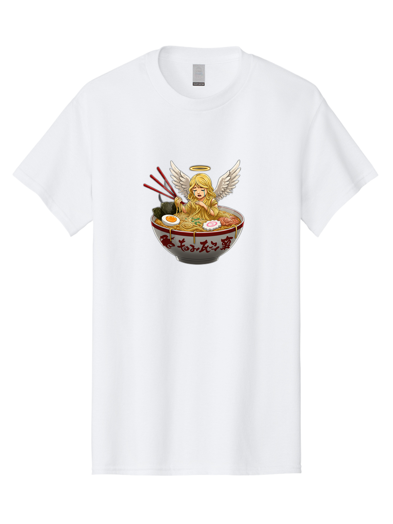 Angel-Eating-Ramen-1 Men'S Graphic Tee, 100% Cotton, Comfortable Casual Summer Wear, Machine Washable, Vintage Camera, Old Camera, Antique Camera, Black Camera, Classic Photography, Photography Equipment, Nostalgic Device, Film Camera, Bao052