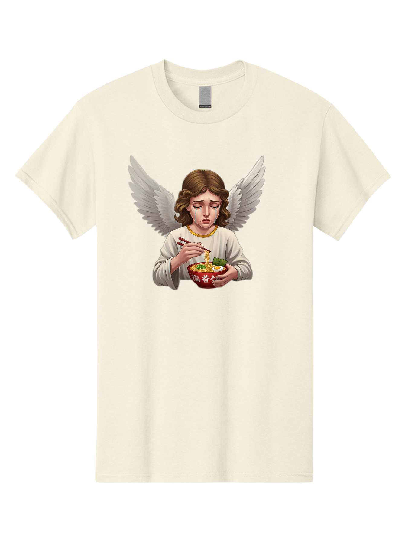 Angel-Eating-Ramen-2 Men'S Graphic Tee, 100% Cotton, Comfortable Casual Summer Wear, Machine Washable, Vintage Camera, Old Camera, Antique Camera, Black Camera, Classic Photography, Photography Equipment, Nostalgic Device, Film Camera, Bao053