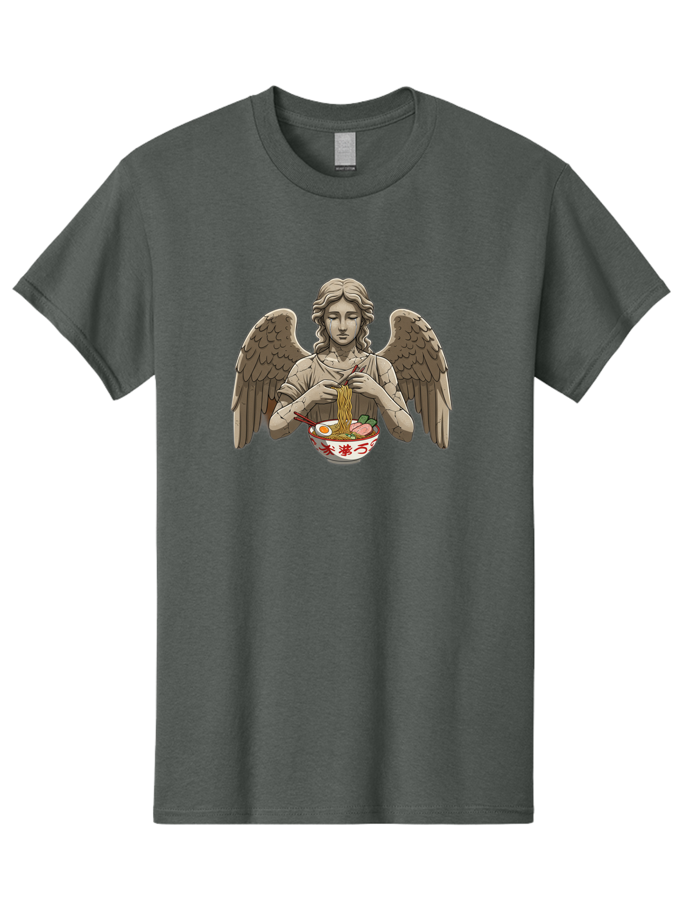 Angel-Eating-Ramen-3 Men'S Graphic Tee, 100% Cotton, Comfortable Casual Summer Wear, Machine Washable, Vintage Camera, Old Camera, Antique Camera, Black Camera, Classic Photography, Photography Equipment, Nostalgic Device, Film Camera, Bao054
