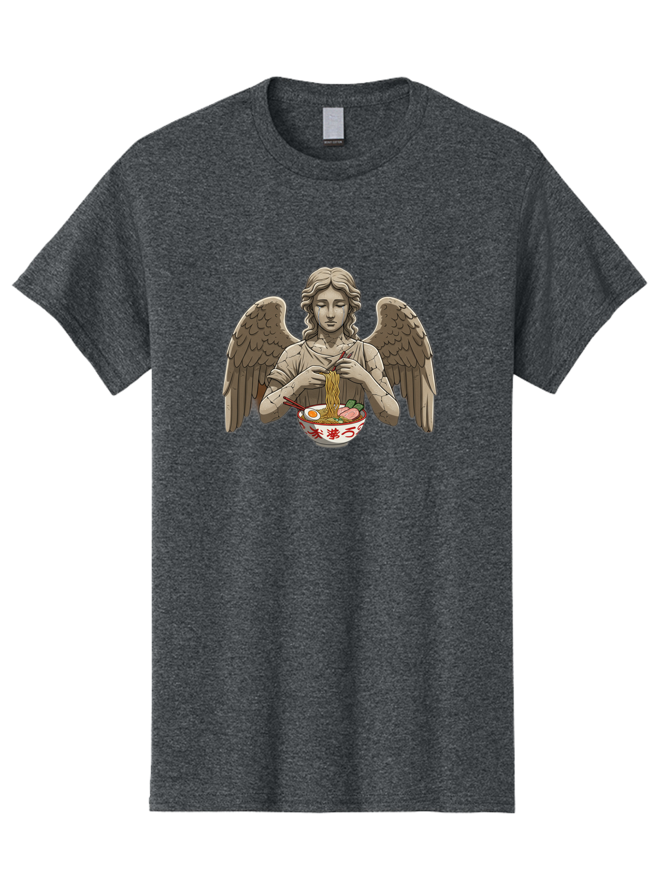 Angel-Eating-Ramen-3 Men'S Graphic Tee, 100% Cotton, Comfortable Casual Summer Wear, Machine Washable, Vintage Camera, Old Camera, Antique Camera, Black Camera, Classic Photography, Photography Equipment, Nostalgic Device, Film Camera, Bao054