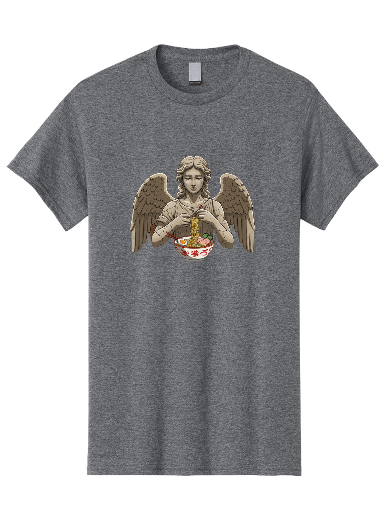 Angel-Eating-Ramen-3 Men'S Graphic Tee, 100% Cotton, Comfortable Casual Summer Wear, Machine Washable, Vintage Camera, Old Camera, Antique Camera, Black Camera, Classic Photography, Photography Equipment, Nostalgic Device, Film Camera, Bao054