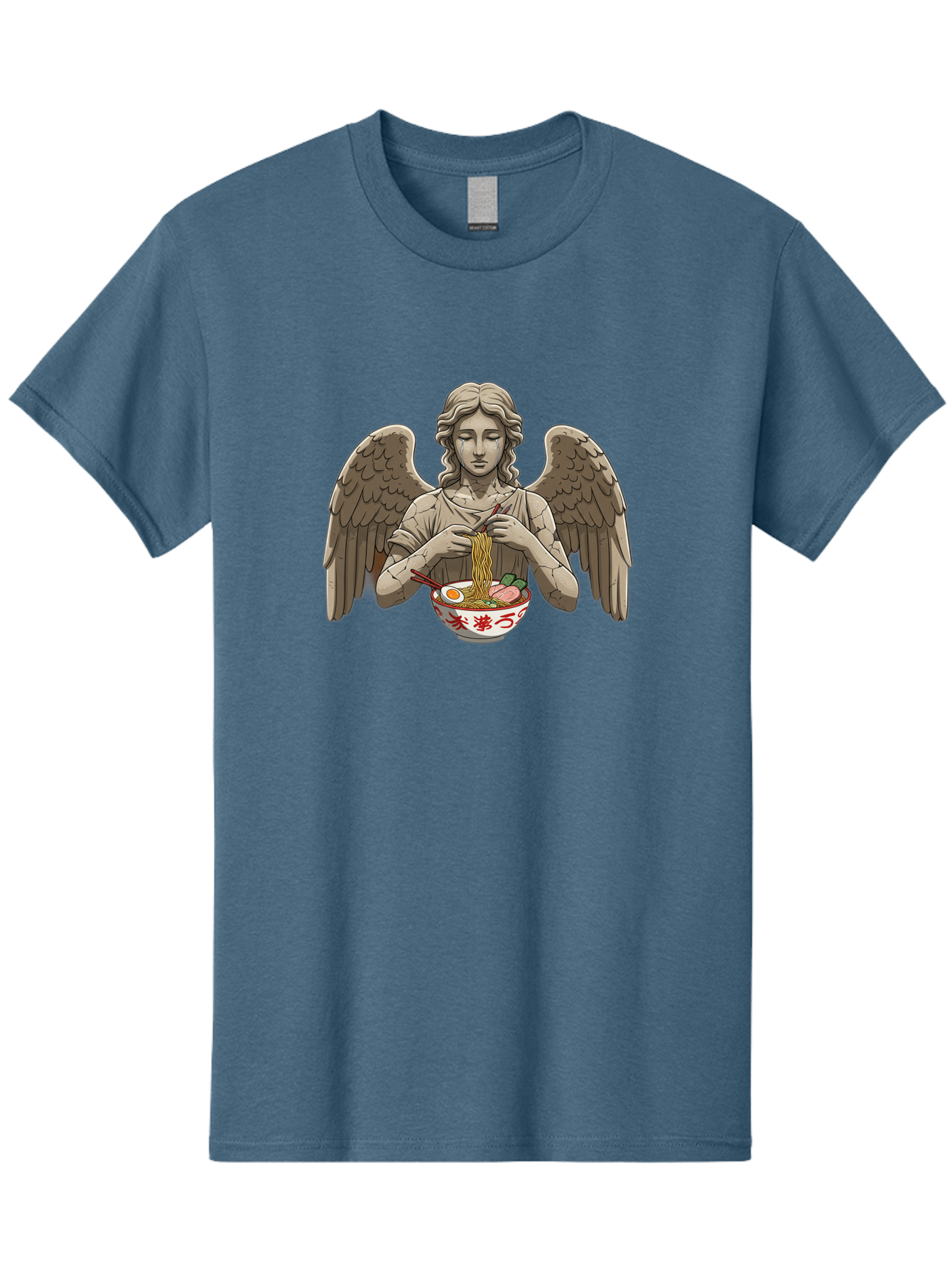 Angel-Eating-Ramen-3 Men'S Graphic Tee, 100% Cotton, Comfortable Casual Summer Wear, Machine Washable, Vintage Camera, Old Camera, Antique Camera, Black Camera, Classic Photography, Photography Equipment, Nostalgic Device, Film Camera, Bao054
