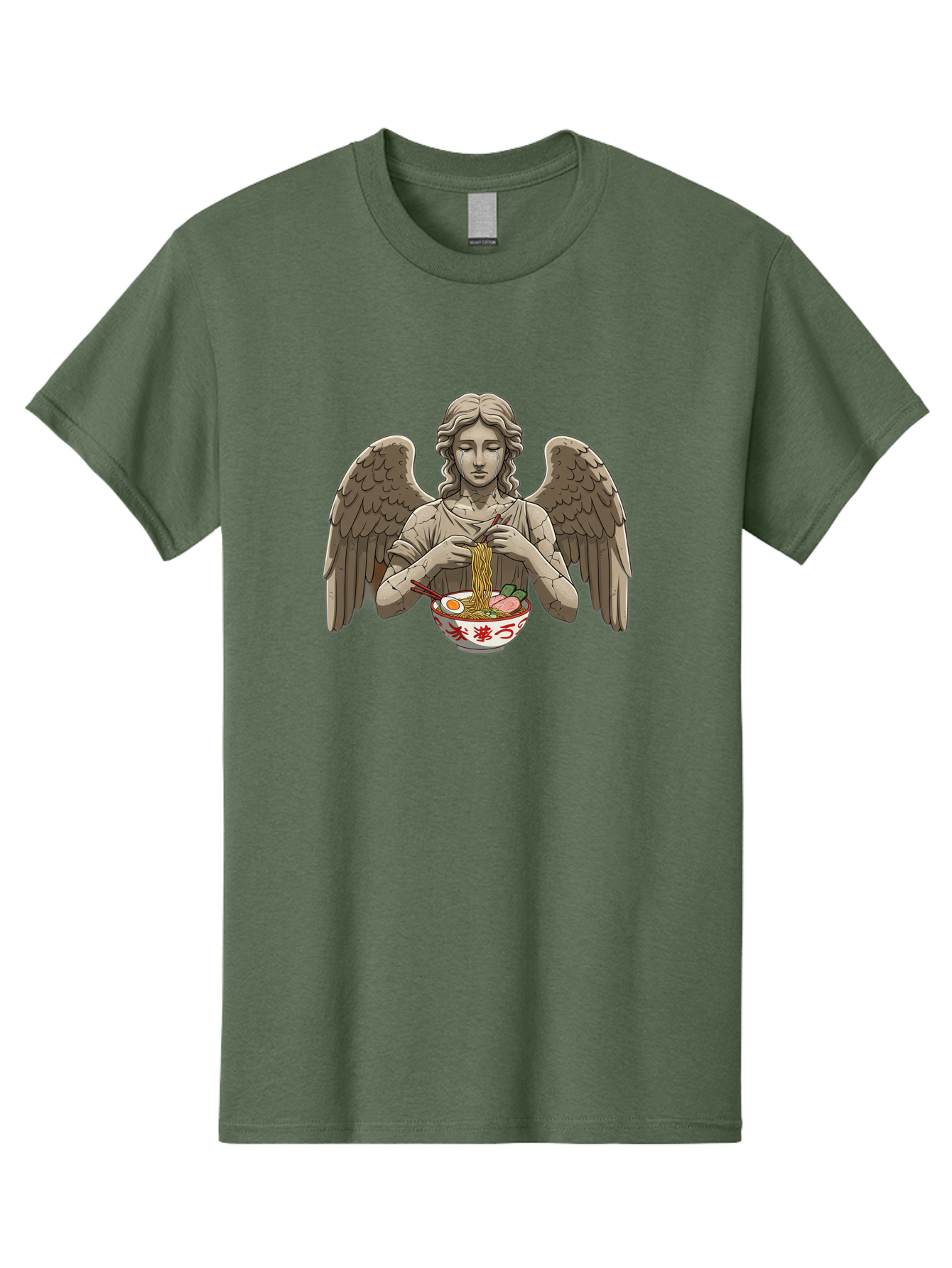 Angel-Eating-Ramen-3 Men'S Graphic Tee, 100% Cotton, Comfortable Casual Summer Wear, Machine Washable, Vintage Camera, Old Camera, Antique Camera, Black Camera, Classic Photography, Photography Equipment, Nostalgic Device, Film Camera, Bao054