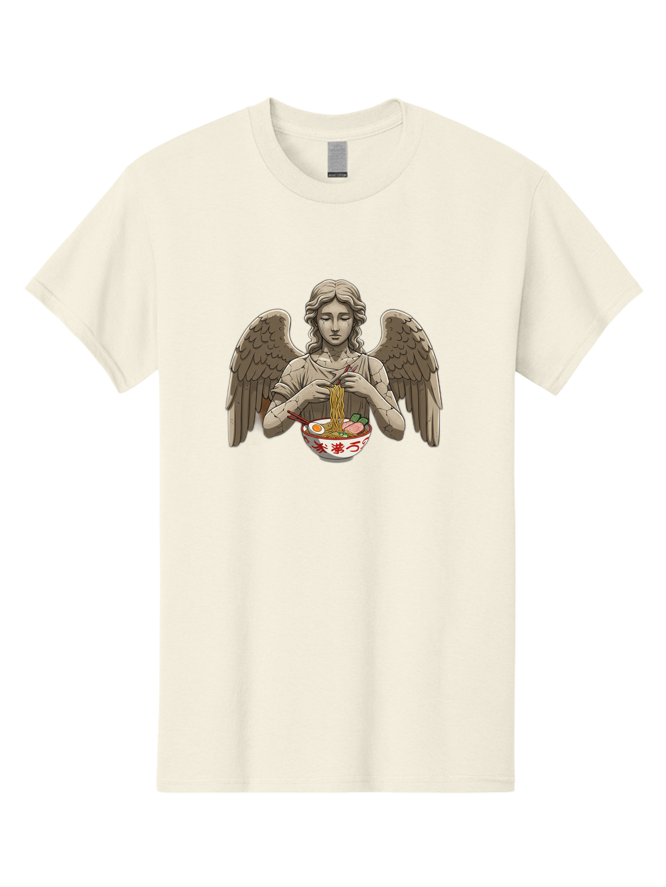 Angel-Eating-Ramen-3 Men'S Graphic Tee, 100% Cotton, Comfortable Casual Summer Wear, Machine Washable, Vintage Camera, Old Camera, Antique Camera, Black Camera, Classic Photography, Photography Equipment, Nostalgic Device, Film Camera, Bao054