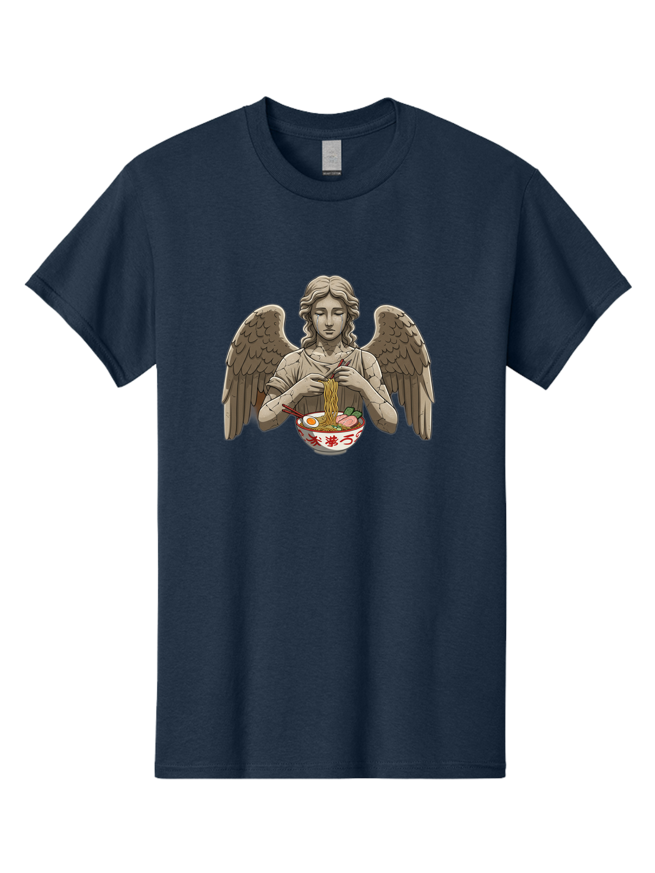 Angel-Eating-Ramen-3 Men'S Graphic Tee, 100% Cotton, Comfortable Casual Summer Wear, Machine Washable, Vintage Camera, Old Camera, Antique Camera, Black Camera, Classic Photography, Photography Equipment, Nostalgic Device, Film Camera, Bao054