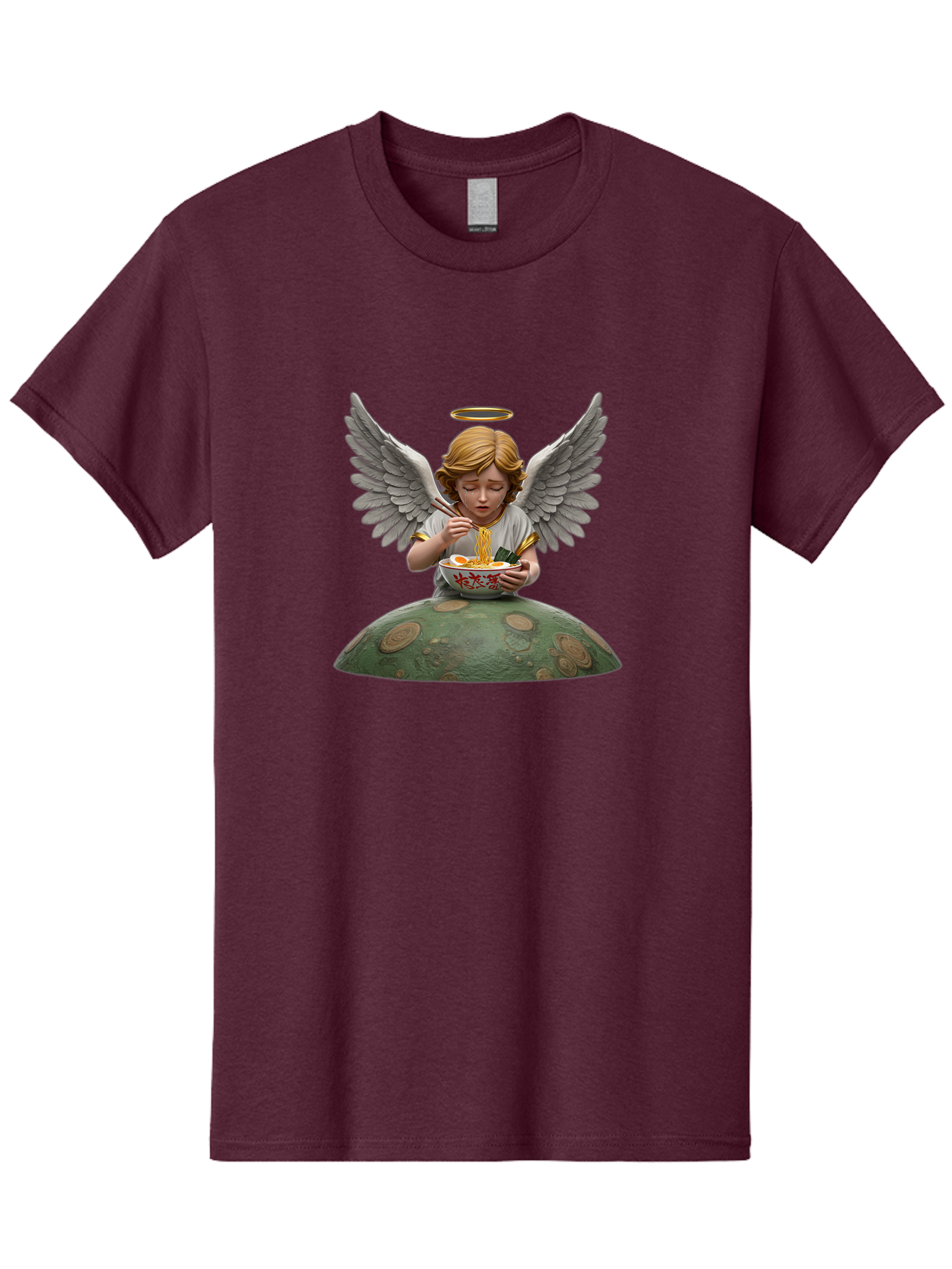 Angel-Eating-Ramen-4 Men'S Graphic Tee, 100% Cotton, Comfortable Casual Summer Wear, Machine Washable, Vintage Camera, Old Camera, Antique Camera, Black Camera, Classic Photography, Photography Equipment, Nostalgic Device, Film Camera, Bao055