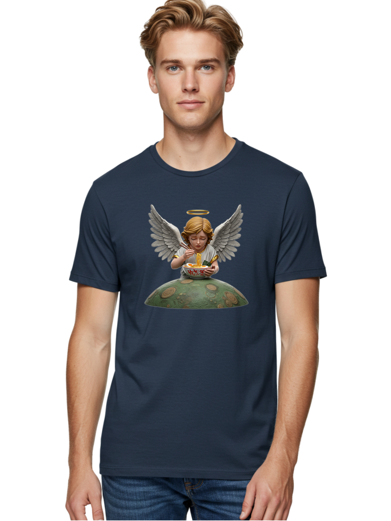 Angel-Eating-Ramen-4 Men'S Graphic Tee, 100% Cotton, Comfortable Casual Summer Wear, Machine Washable, Vintage Camera, Old Camera, Antique Camera, Black Camera, Classic Photography, Photography Equipment, Nostalgic Device, Film Camera, Bao055