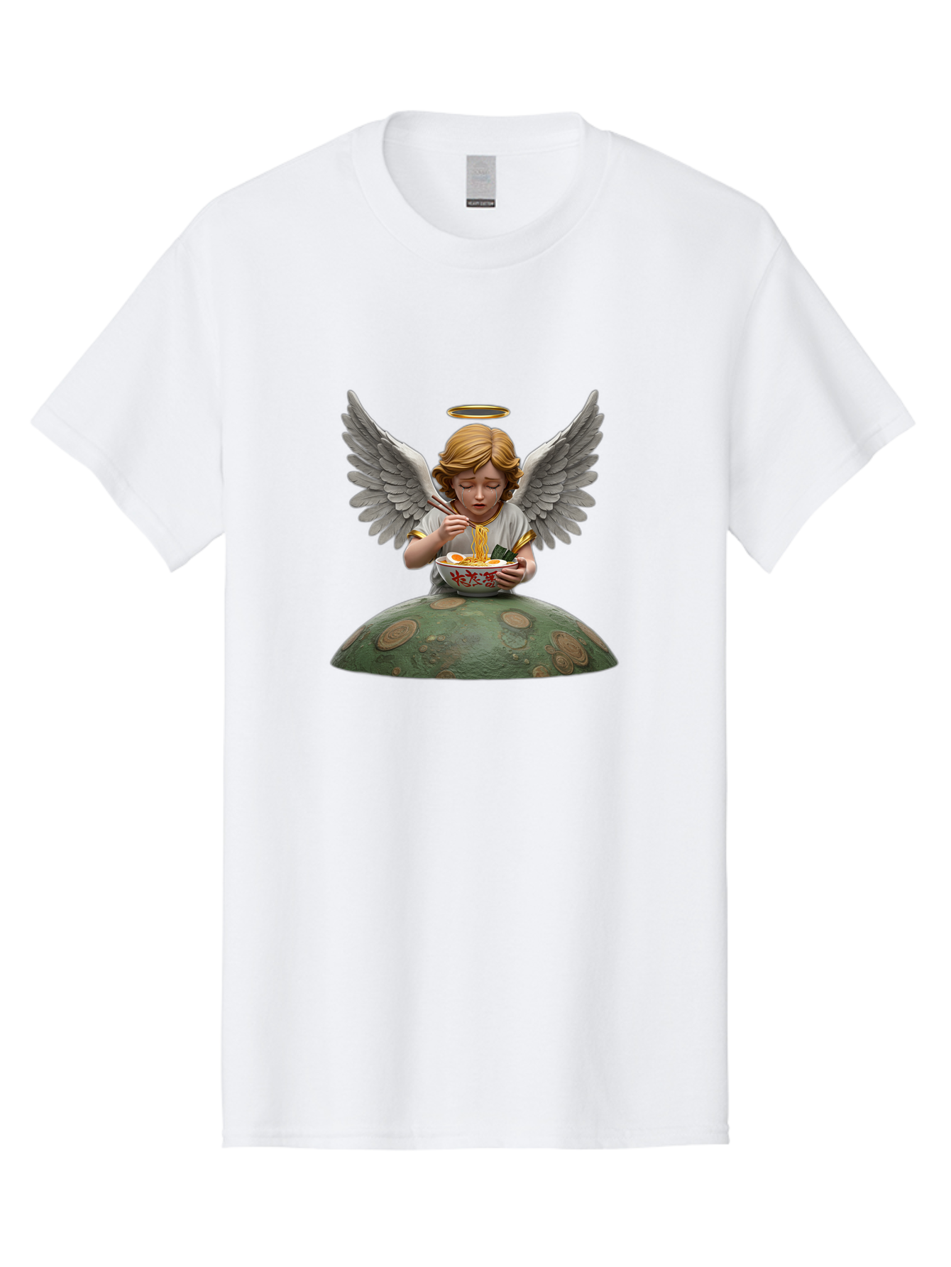 Angel-Eating-Ramen-4 Men'S Graphic Tee, 100% Cotton, Comfortable Casual Summer Wear, Machine Washable, Vintage Camera, Old Camera, Antique Camera, Black Camera, Classic Photography, Photography Equipment, Nostalgic Device, Film Camera, Bao055