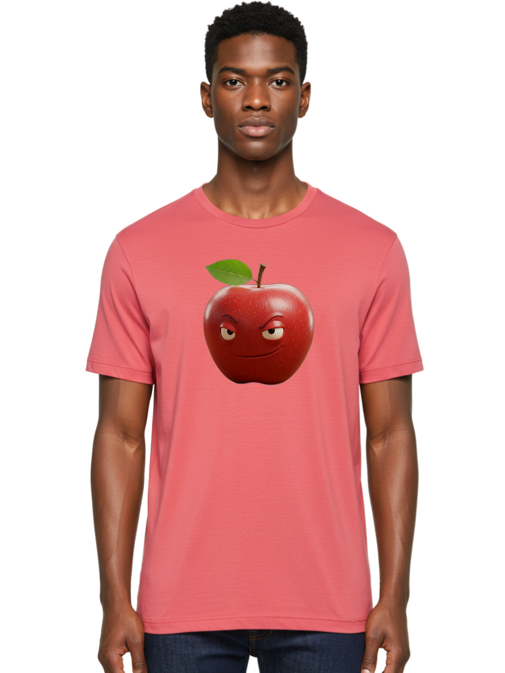 Angry-Apple-1 Men'S Graphic Tee, 100% Cotton, Comfortable Casual Summer Wear, Machine Washable, Vintage Camera, Old Camera, Antique Camera, Black Camera, Classic Photography, Photography Equipment, Nostalgic Device, Film Camera, Camera Art Bao059