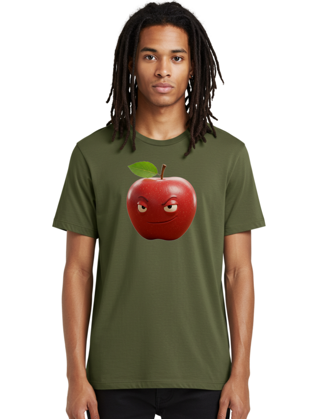 Angry-Apple-1 Men'S Graphic Tee, 100% Cotton, Comfortable Casual Summer Wear, Machine Washable, Vintage Camera, Old Camera, Antique Camera, Black Camera, Classic Photography, Photography Equipment, Nostalgic Device, Film Camera, Camera Art Bao059