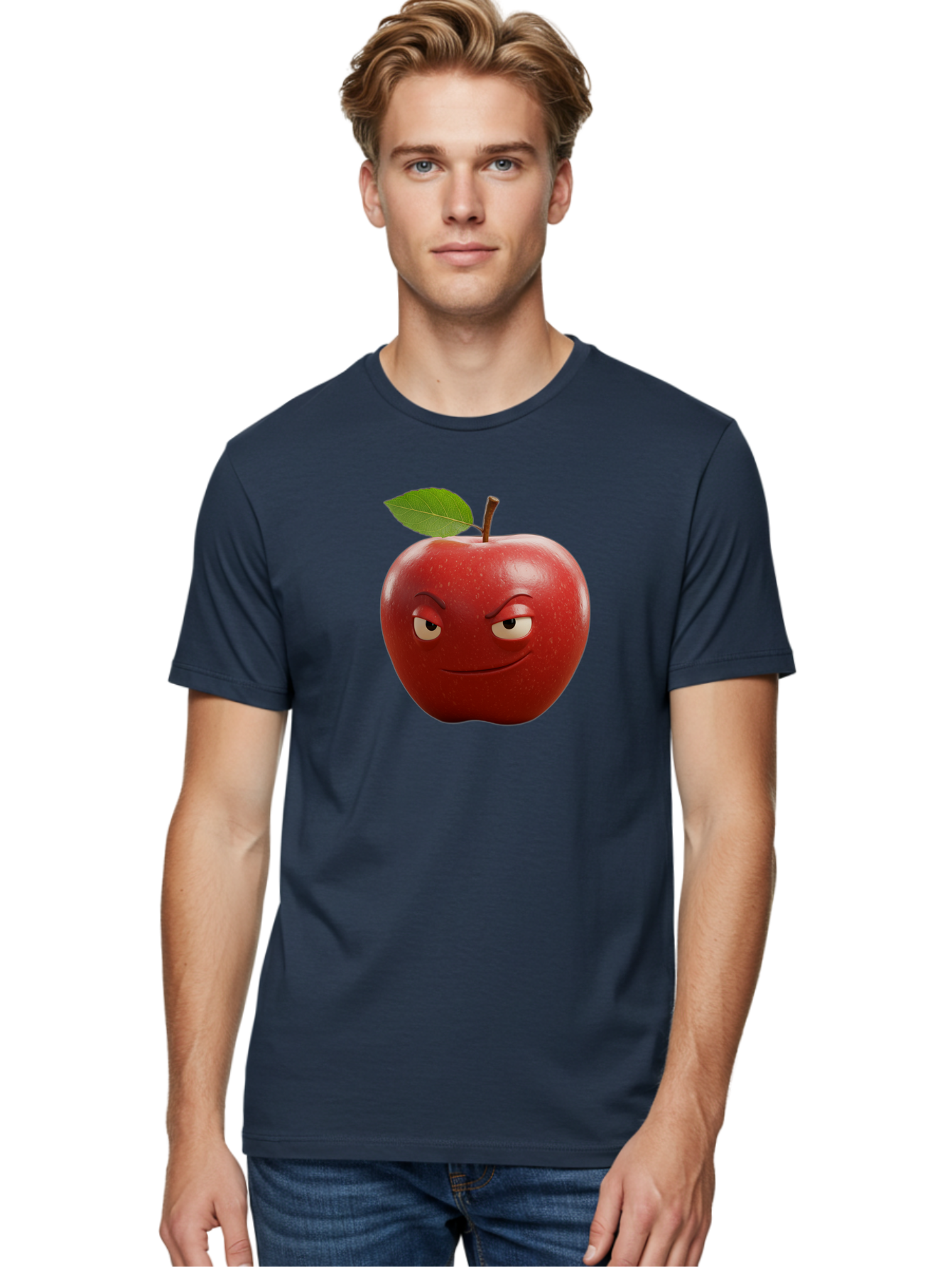 Angry-Apple-1 Men'S Graphic Tee, 100% Cotton, Comfortable Casual Summer Wear, Machine Washable, Vintage Camera, Old Camera, Antique Camera, Black Camera, Classic Photography, Photography Equipment, Nostalgic Device, Film Camera, Camera Art Bao059