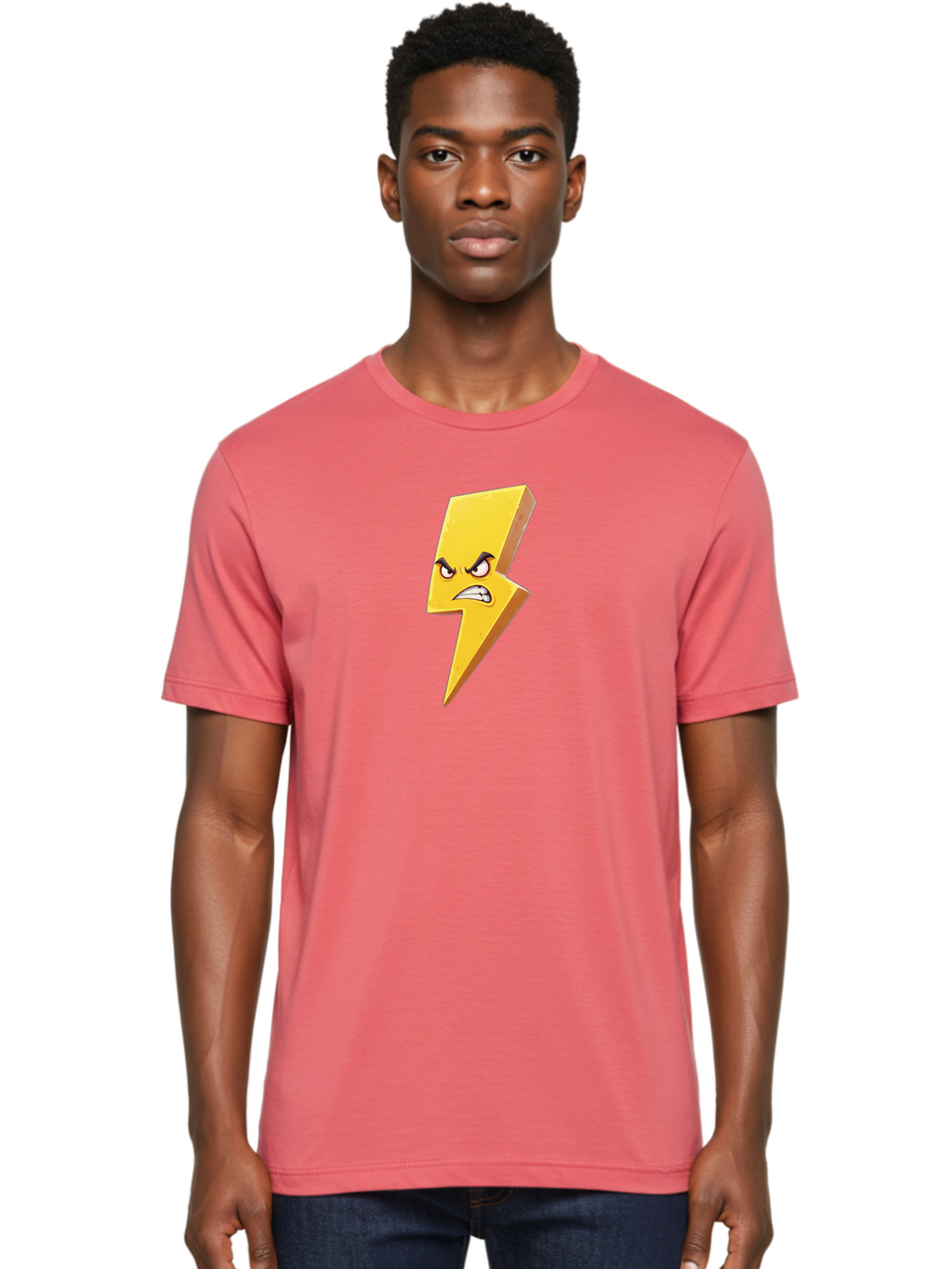 Angry-Lightning-Bolt-1 Men'S Graphic Tee, 100% Cotton, Comfortable Casual Summer Wear, Machine Washable, Vintage Camera, Old Camera, Antique Camera, Black Camera, Classic Photography, Photography Equipment, Nostalgic Device, Film Camera, Bao065