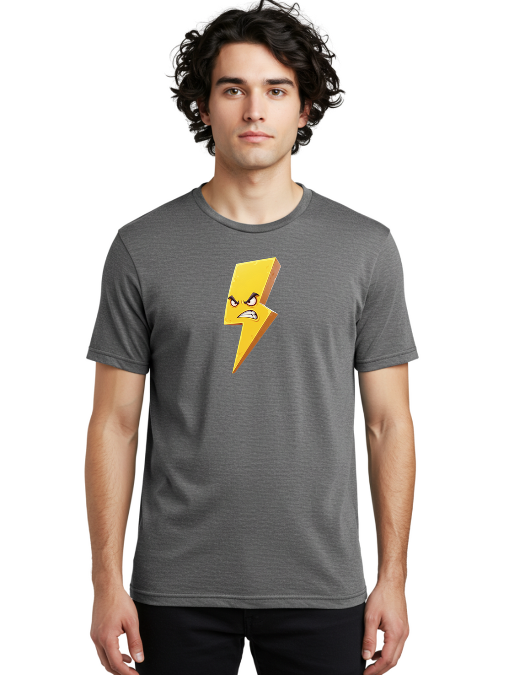 Angry-Lightning-Bolt-1 Men'S Graphic Tee, 100% Cotton, Comfortable Casual Summer Wear, Machine Washable, Vintage Camera, Old Camera, Antique Camera, Black Camera, Classic Photography, Photography Equipment, Nostalgic Device, Film Camera, Bao065