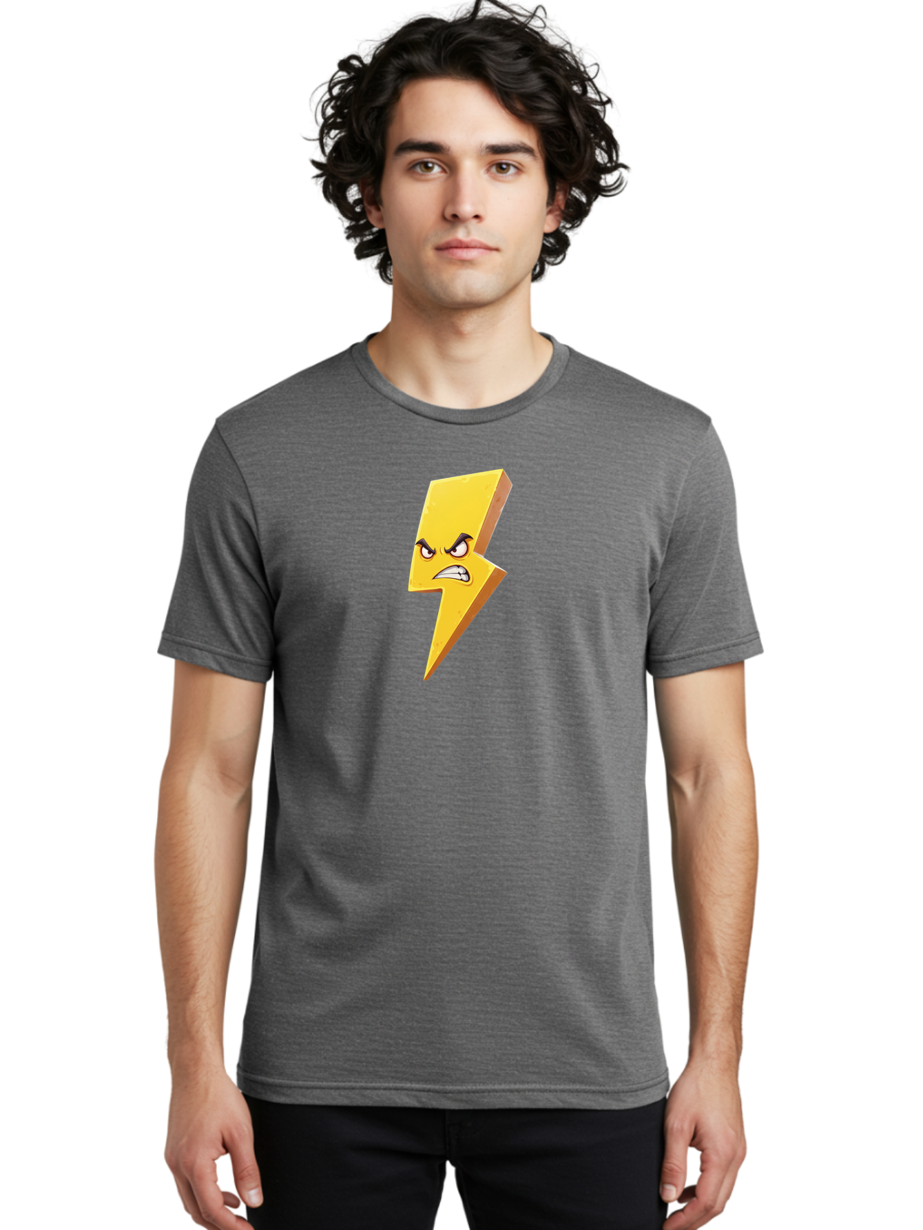 Angry-Lightning-Bolt-1 Men'S Graphic Tee, 100% Cotton, Comfortable Casual Summer Wear, Machine Washable, Vintage Camera, Old Camera, Antique Camera, Black Camera, Classic Photography, Photography Equipment, Nostalgic Device, Film Camera, Bao065