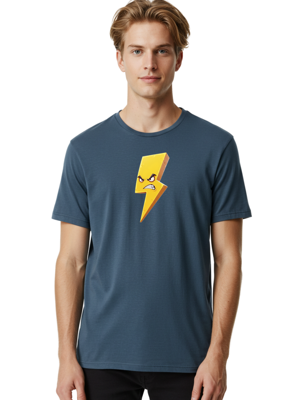 Angry-Lightning-Bolt-1 Men'S Graphic Tee, 100% Cotton, Comfortable Casual Summer Wear, Machine Washable, Vintage Camera, Old Camera, Antique Camera, Black Camera, Classic Photography, Photography Equipment, Nostalgic Device, Film Camera, Bao065