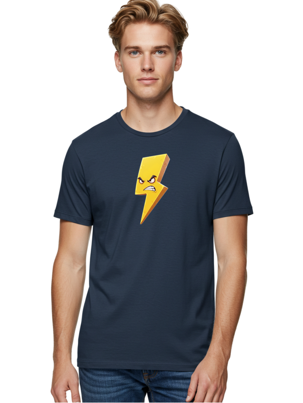 Angry-Lightning-Bolt-1 Men'S Graphic Tee, 100% Cotton, Comfortable Casual Summer Wear, Machine Washable, Vintage Camera, Old Camera, Antique Camera, Black Camera, Classic Photography, Photography Equipment, Nostalgic Device, Film Camera, Bao065