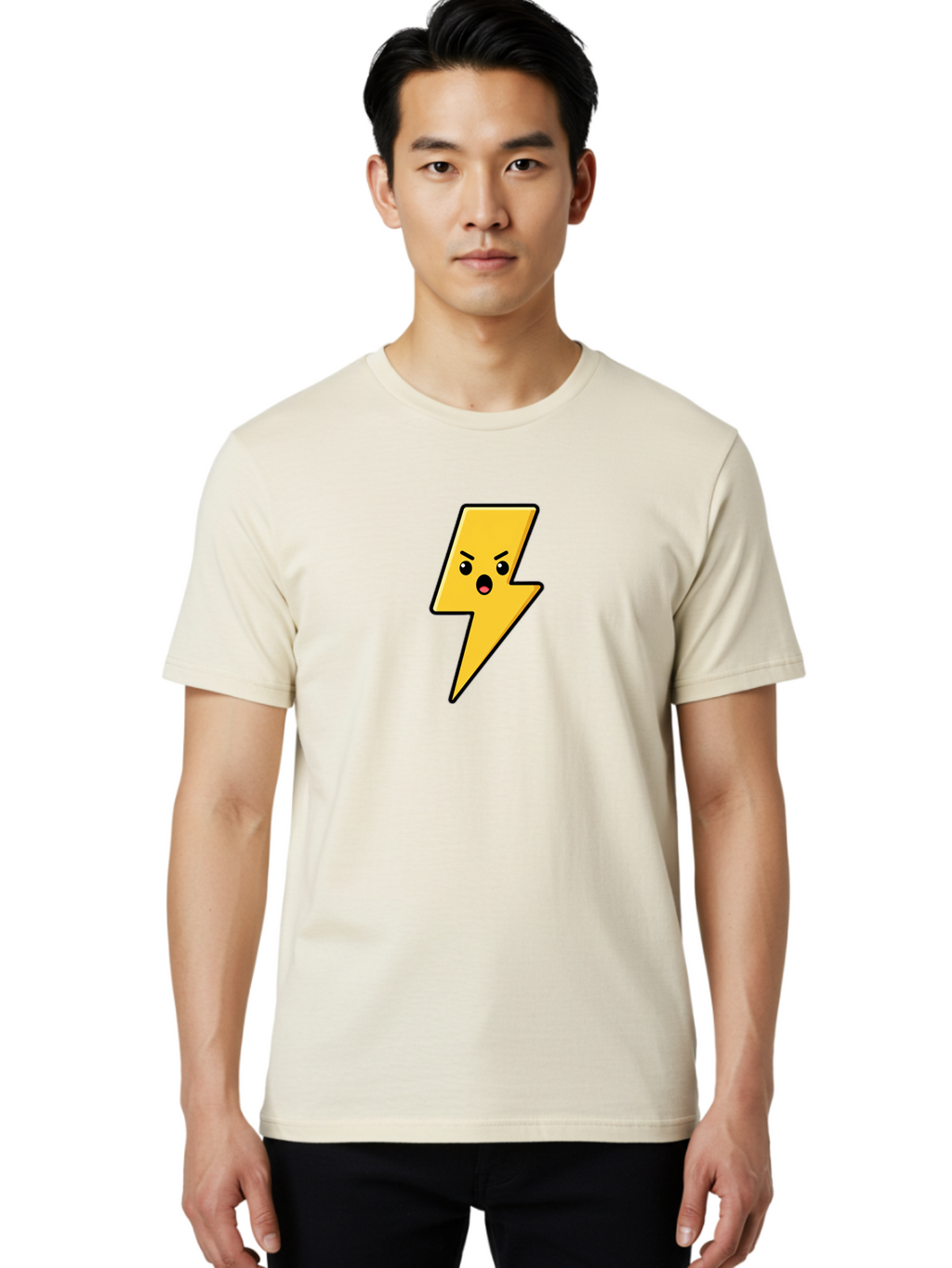 Angry-Lightning-Bolt Men'S Graphic Tee, 100% Cotton, Comfortable Casual Summer Wear, Machine Washable, Vintage Camera, Old Camera, Antique Camera, Black Camera, Classic Photography, Photography Equipment, Nostalgic Device, Film Camera, Bao066