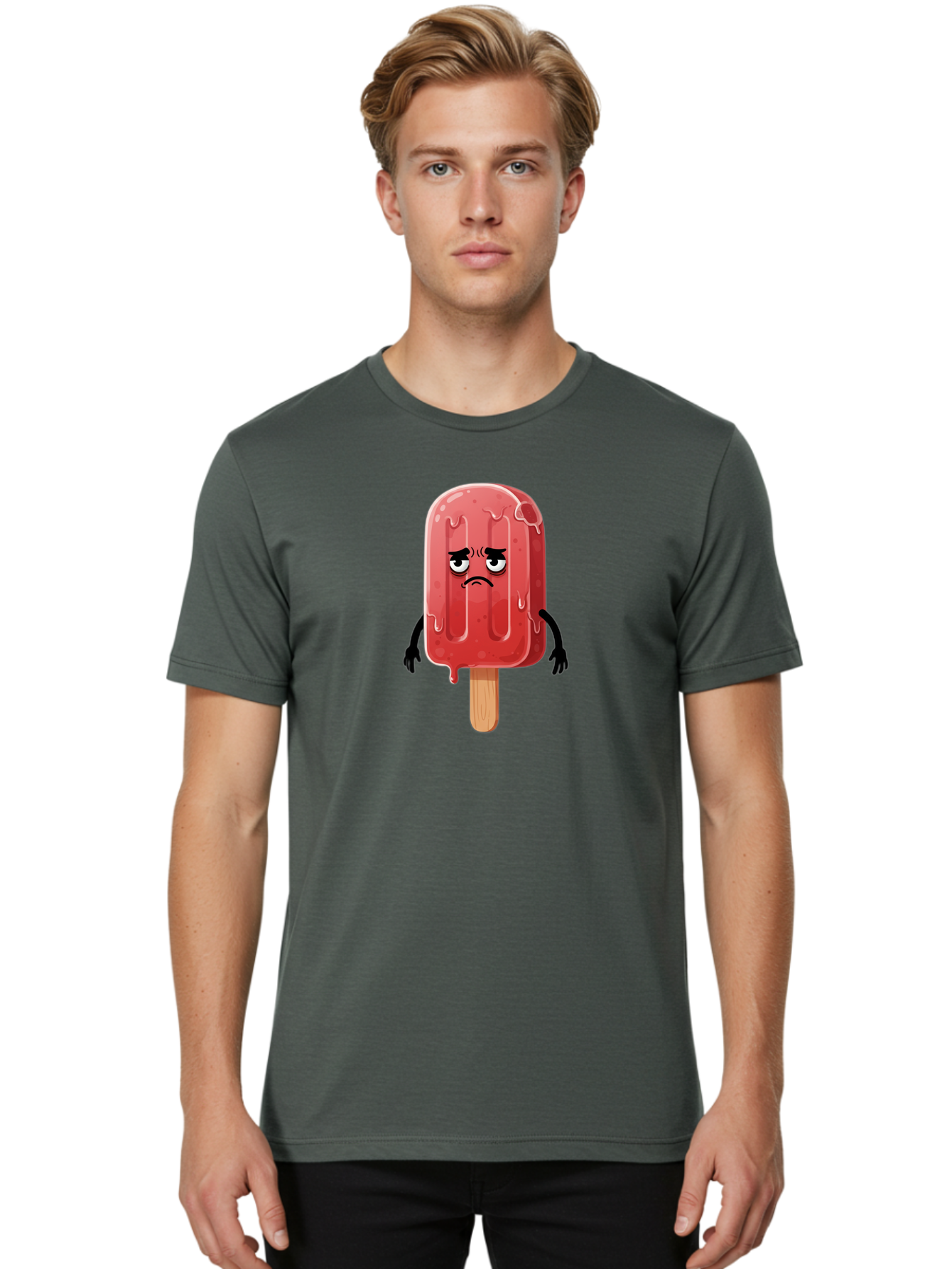 Angry-Popsicle-1 Men'S Graphic Tee, 100% Cotton, Comfortable Casual Summer Wear, Machine Washable, Vintage Camera, Old Camera, Antique Camera, Black Camera, Classic Photography, Photography Equipment, Nostalgic Device, Film Camera, Camera Art Bao067