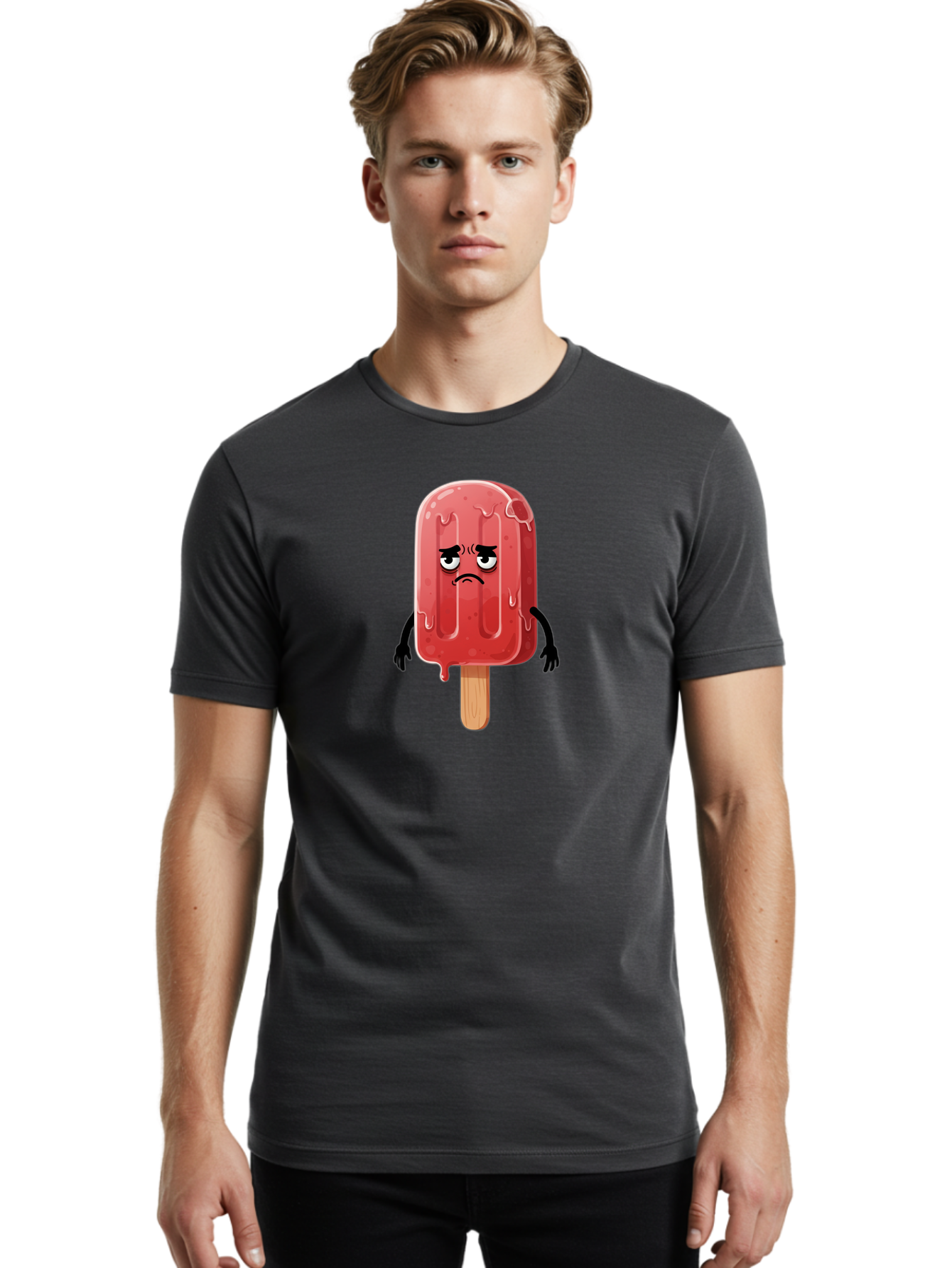 Angry-Popsicle-1 Men'S Graphic Tee, 100% Cotton, Comfortable Casual Summer Wear, Machine Washable, Vintage Camera, Old Camera, Antique Camera, Black Camera, Classic Photography, Photography Equipment, Nostalgic Device, Film Camera, Camera Art Bao067
