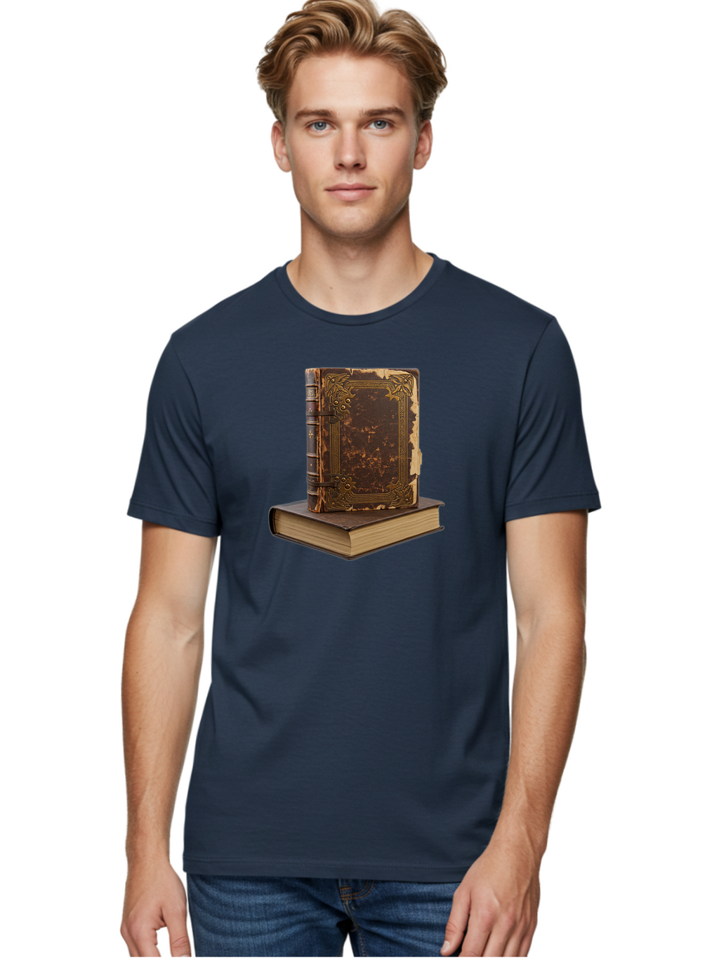 Antique-Leather-Books Men'S Graphic Tee, 100% Cotton, Comfortable Casual Summer Wear, Machine Washable, Vintage Camera, Old Camera, Antique Camera, Black Camera, Classic Photography, Photography Equipment, Nostalgic Device, Film Camera, Bao069