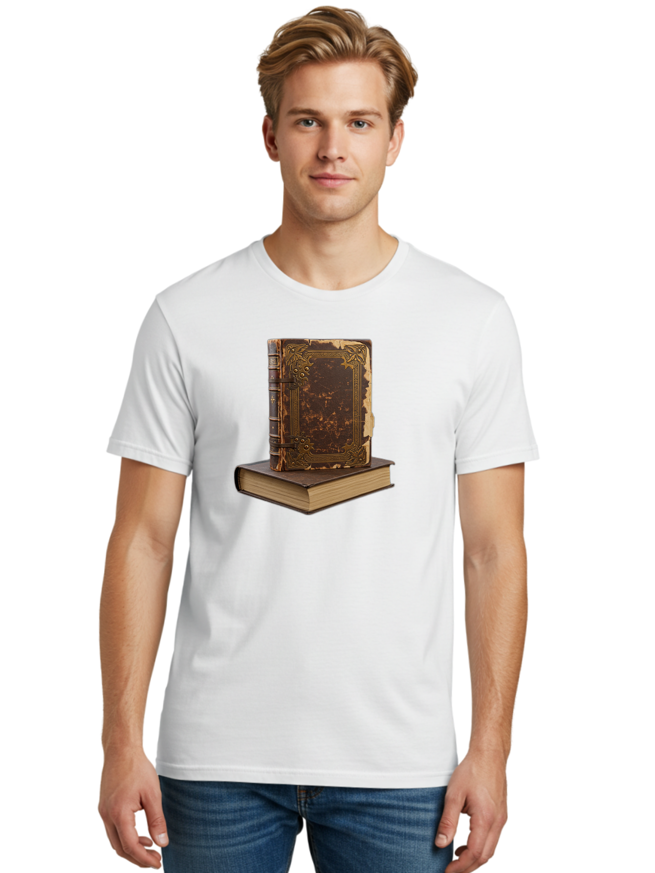 Antique-Leather-Books Men'S Graphic Tee, 100% Cotton, Comfortable Casual Summer Wear, Machine Washable, Vintage Camera, Old Camera, Antique Camera, Black Camera, Classic Photography, Photography Equipment, Nostalgic Device, Film Camera, Bao069