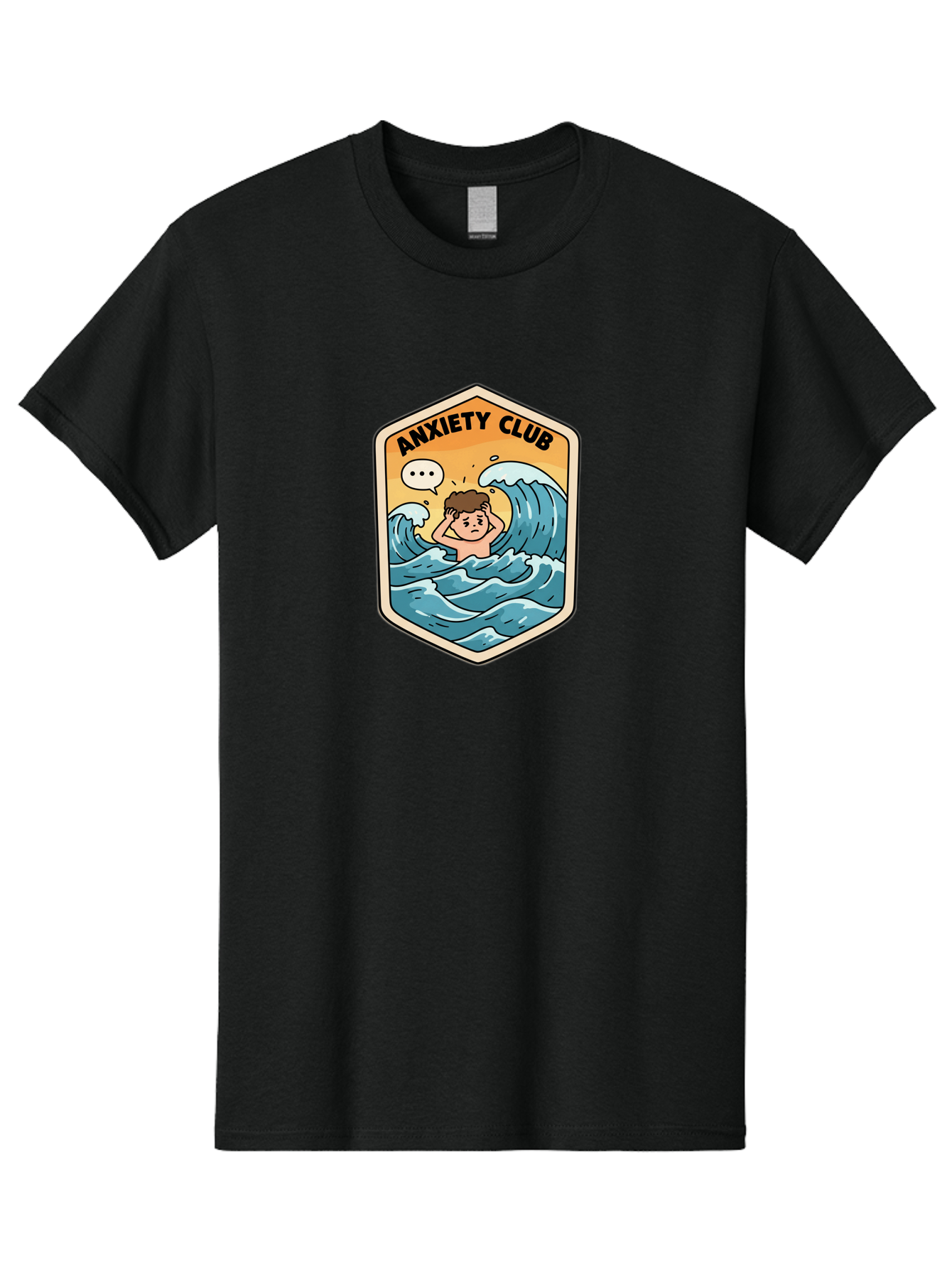 Anxiety-Club-2 Men'S Graphic Tee, 100% Cotton, Comfortable Casual Summer Wear, Machine Washable, Vintage Camera, Old Camera, Antique Camera, Black Camera, Classic Photography, Photography Equipment, Nostalgic Device, Film Camera, Camera Art Bao071