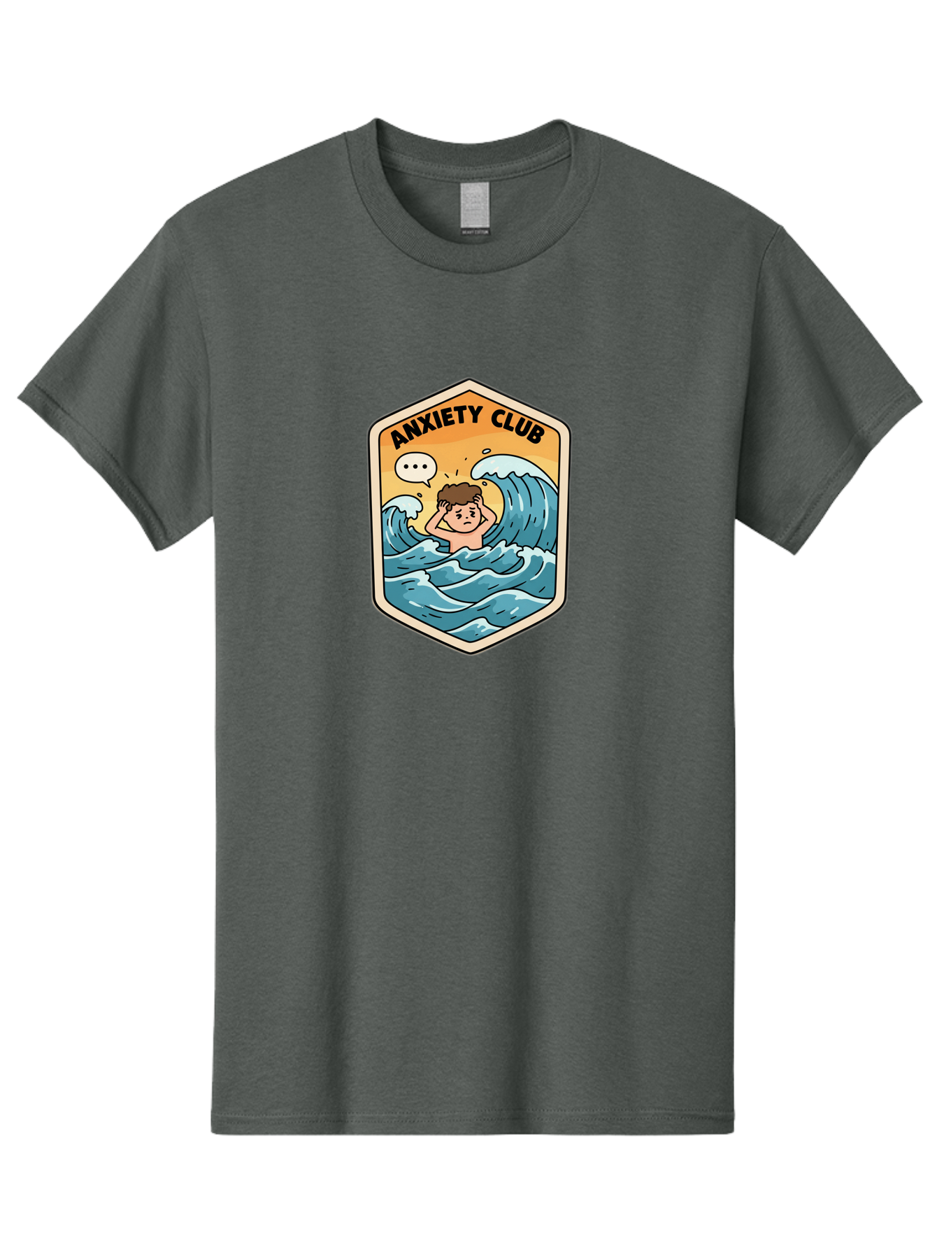 Anxiety-Club-2 Men'S Graphic Tee, 100% Cotton, Comfortable Casual Summer Wear, Machine Washable, Vintage Camera, Old Camera, Antique Camera, Black Camera, Classic Photography, Photography Equipment, Nostalgic Device, Film Camera, Camera Art Bao071