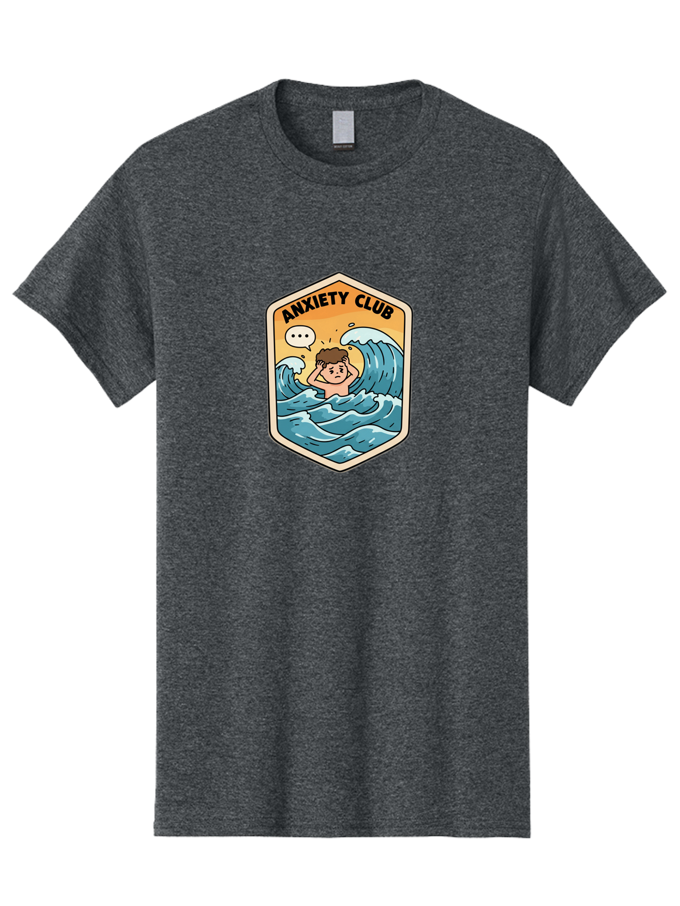 Anxiety-Club-2 Men'S Graphic Tee, 100% Cotton, Comfortable Casual Summer Wear, Machine Washable, Vintage Camera, Old Camera, Antique Camera, Black Camera, Classic Photography, Photography Equipment, Nostalgic Device, Film Camera, Camera Art Bao071
