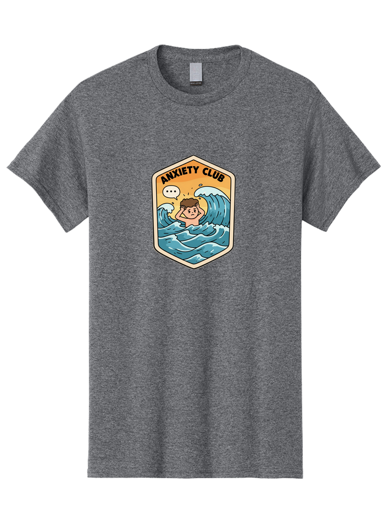 Anxiety-Club-2 Men'S Graphic Tee, 100% Cotton, Comfortable Casual Summer Wear, Machine Washable, Vintage Camera, Old Camera, Antique Camera, Black Camera, Classic Photography, Photography Equipment, Nostalgic Device, Film Camera, Camera Art Bao071