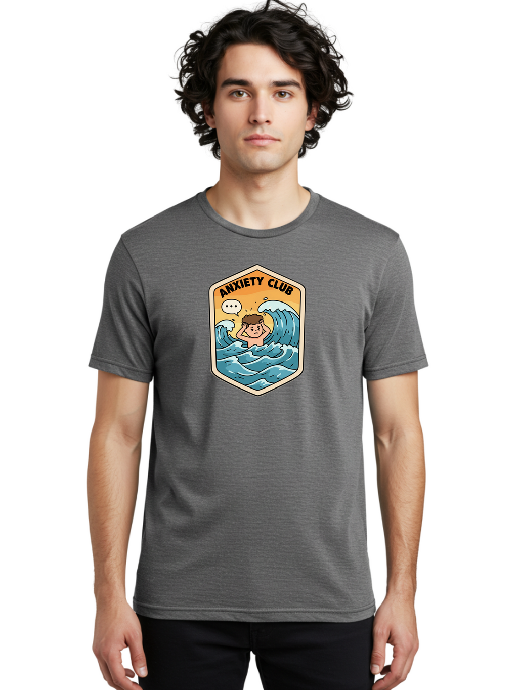 Anxiety-Club-2 Men'S Graphic Tee, 100% Cotton, Comfortable Casual Summer Wear, Machine Washable, Vintage Camera, Old Camera, Antique Camera, Black Camera, Classic Photography, Photography Equipment, Nostalgic Device, Film Camera, Camera Art Bao071
